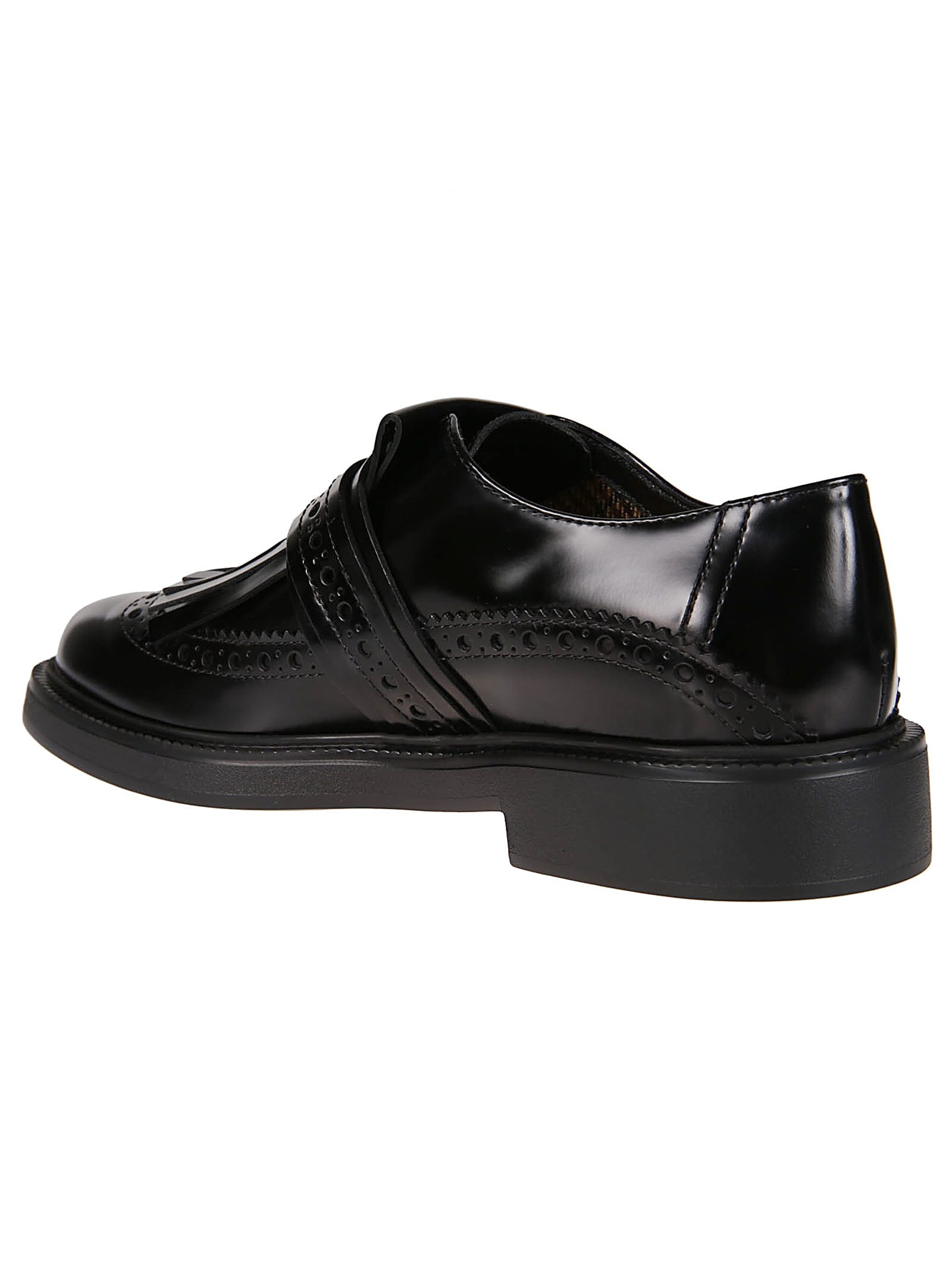 Shop Tod's Monk 20l Loafers In Nero