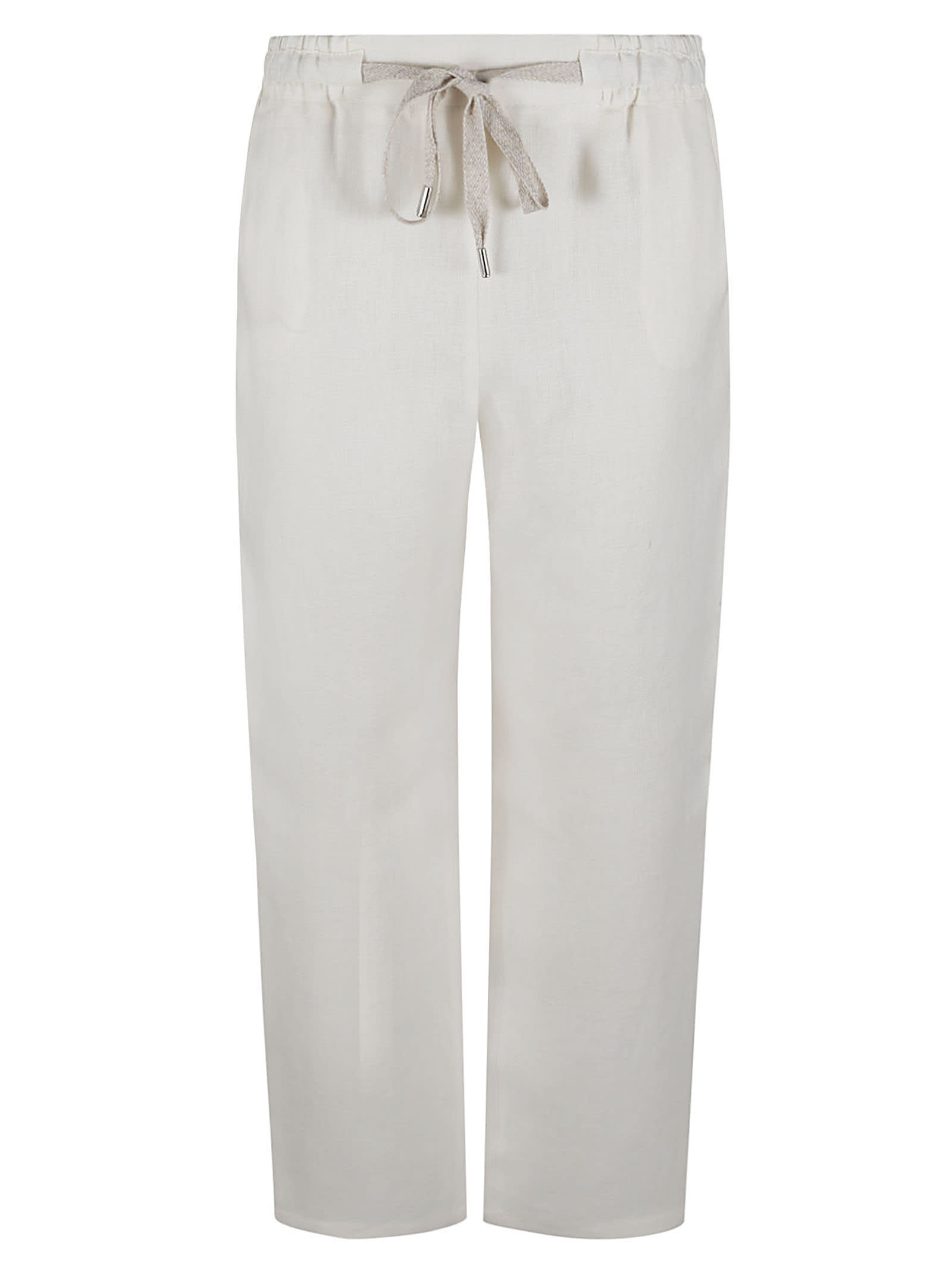 Shop Barba Napoli Laced Track Pants In White