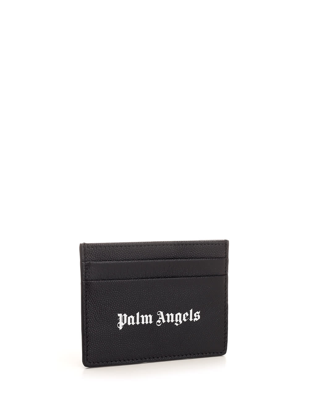 Shop Palm Angels Logo Card Holder In Black