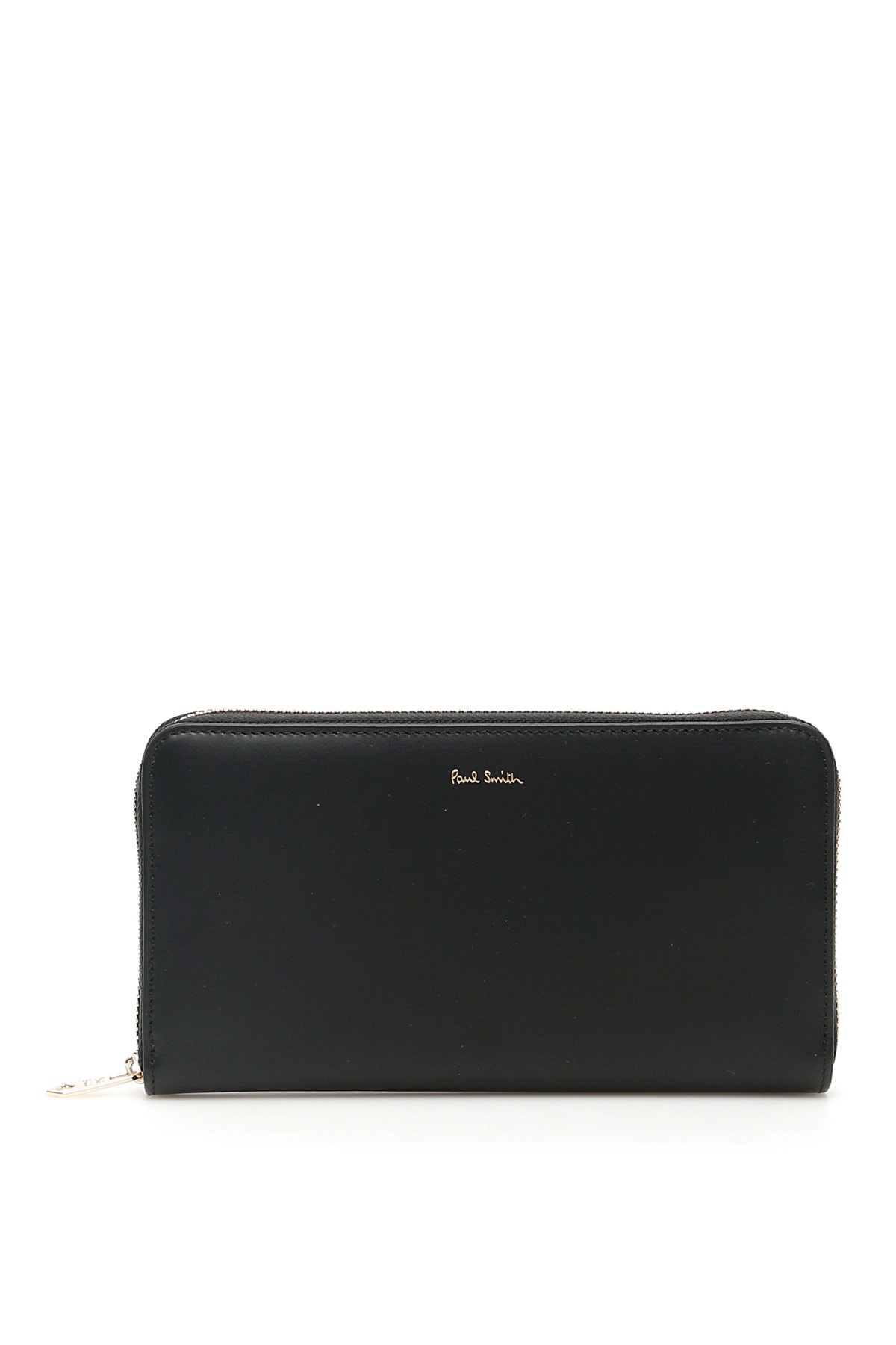 Paul Smith Leather Zip-around Wallet In Black (black)