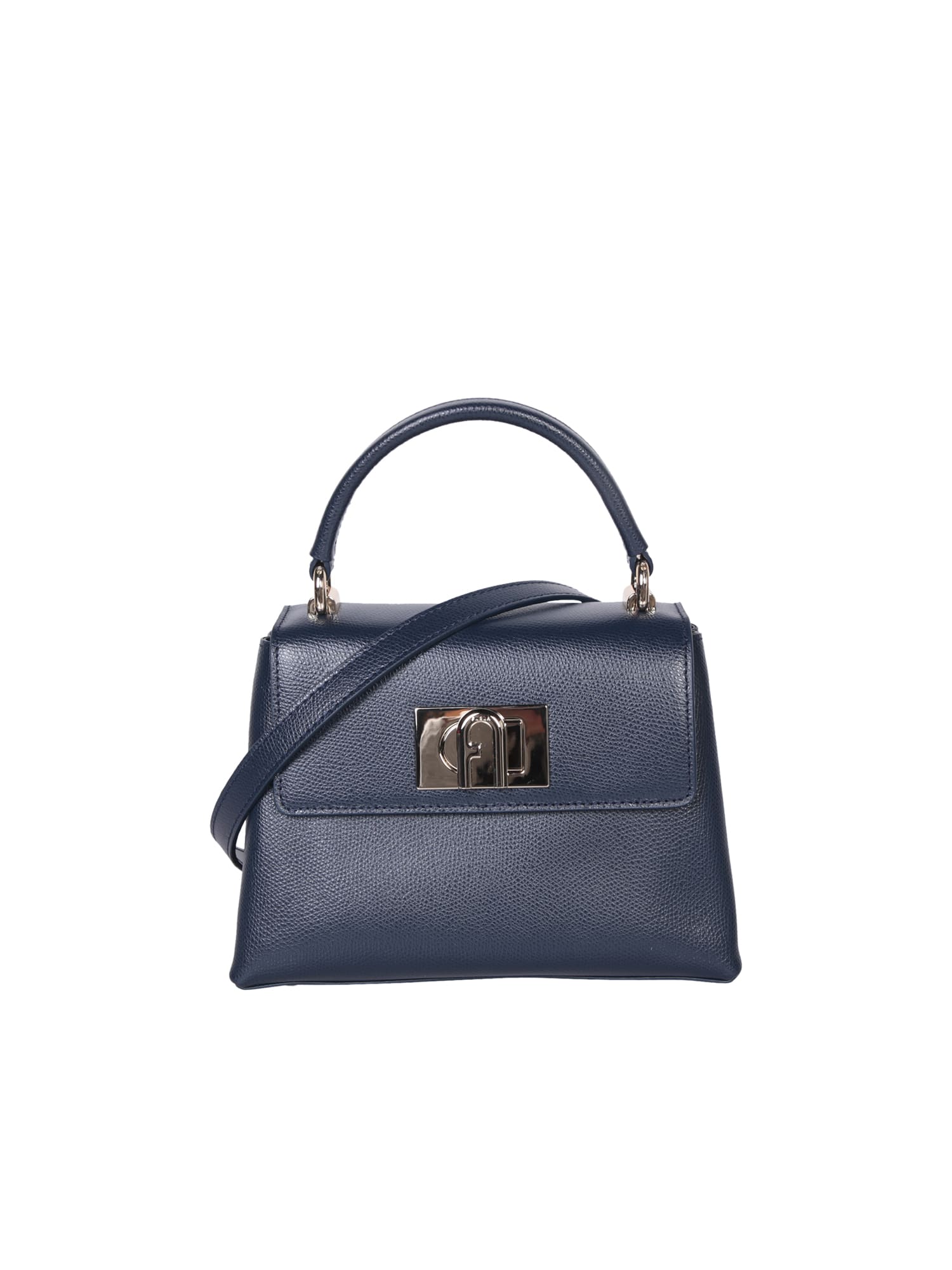 Furla 1927 Mini Top Handle Bag In Blue