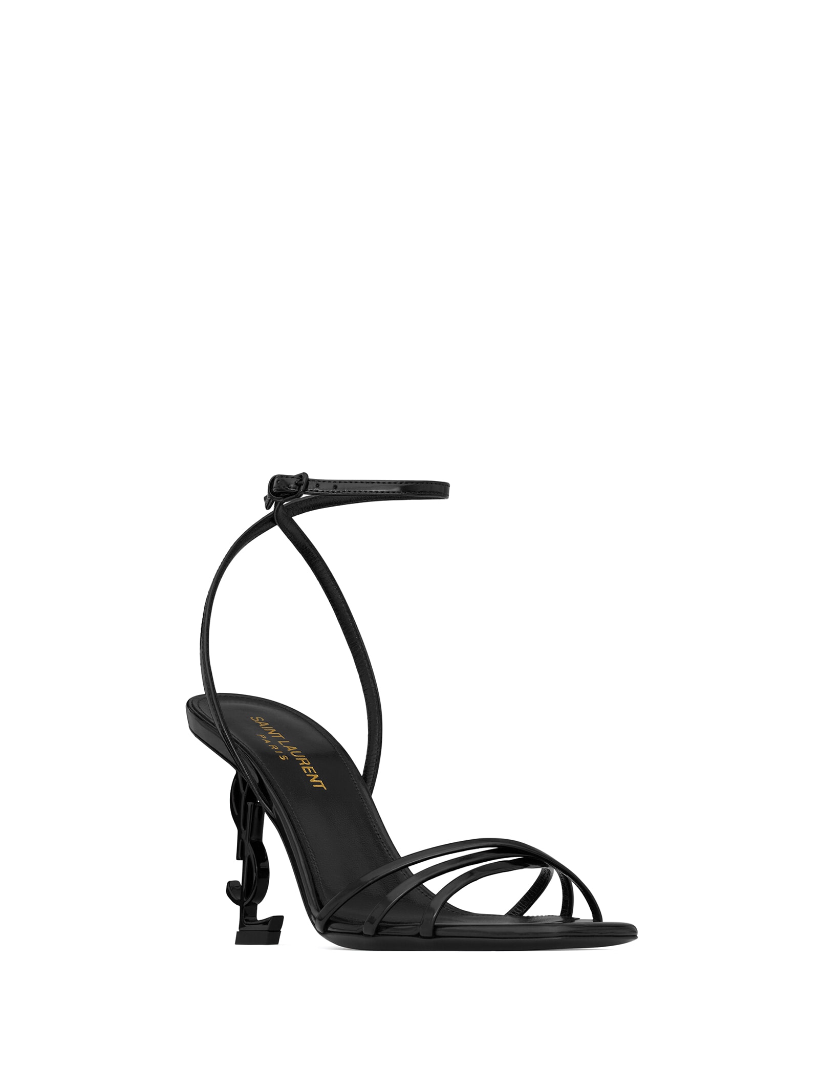 Shop Saint Laurent High-heeled Shoe In Nero