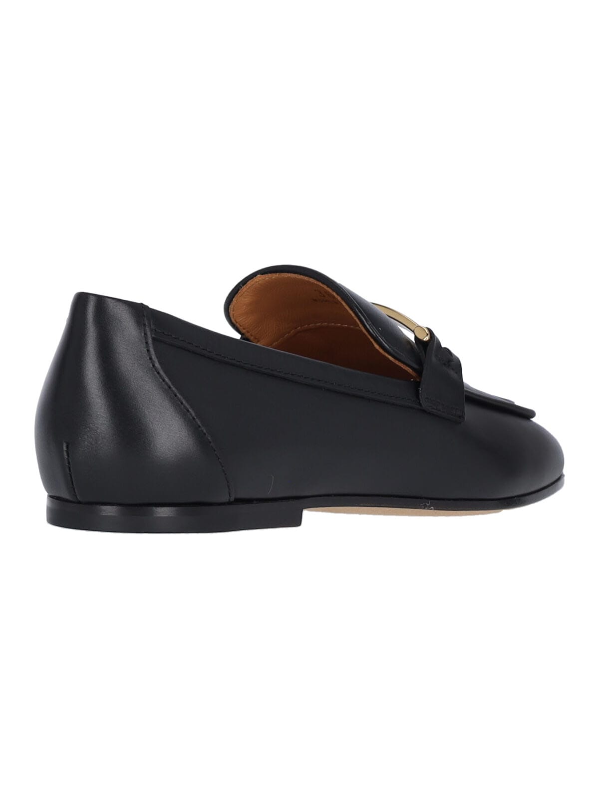 Tod's Leather Loafer In Black