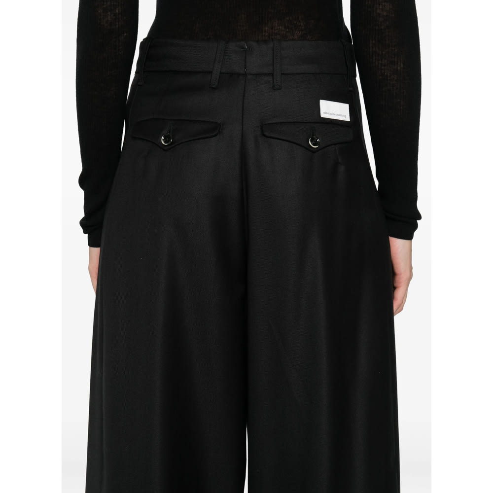 Nine In The Morning Casual Pants With Belt Loops In Black