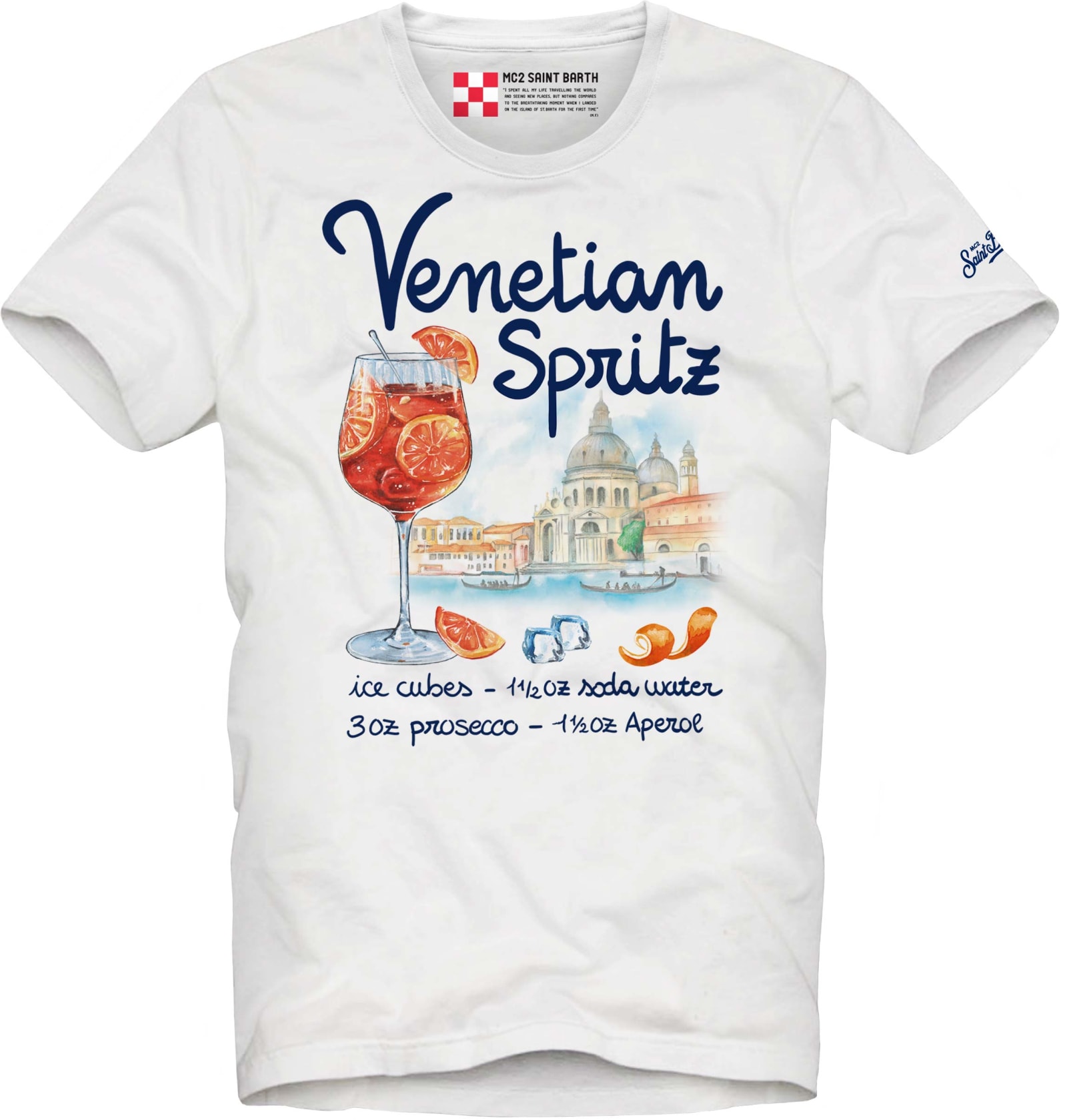 MC2 Saint Barth Venetian Spritz Printed Man T-shirt