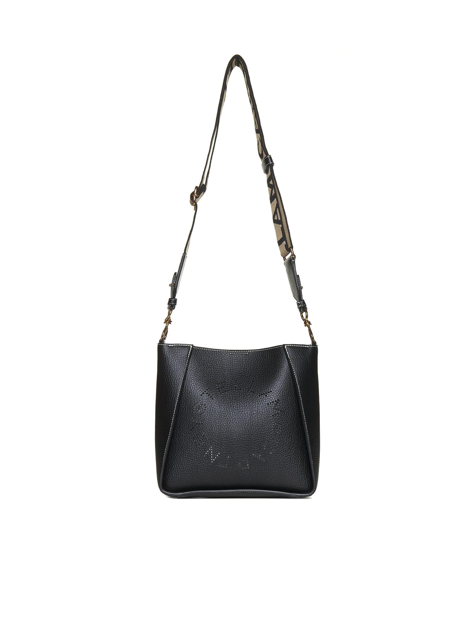 Stella McCartney Black stella Logo Crossbody Bag