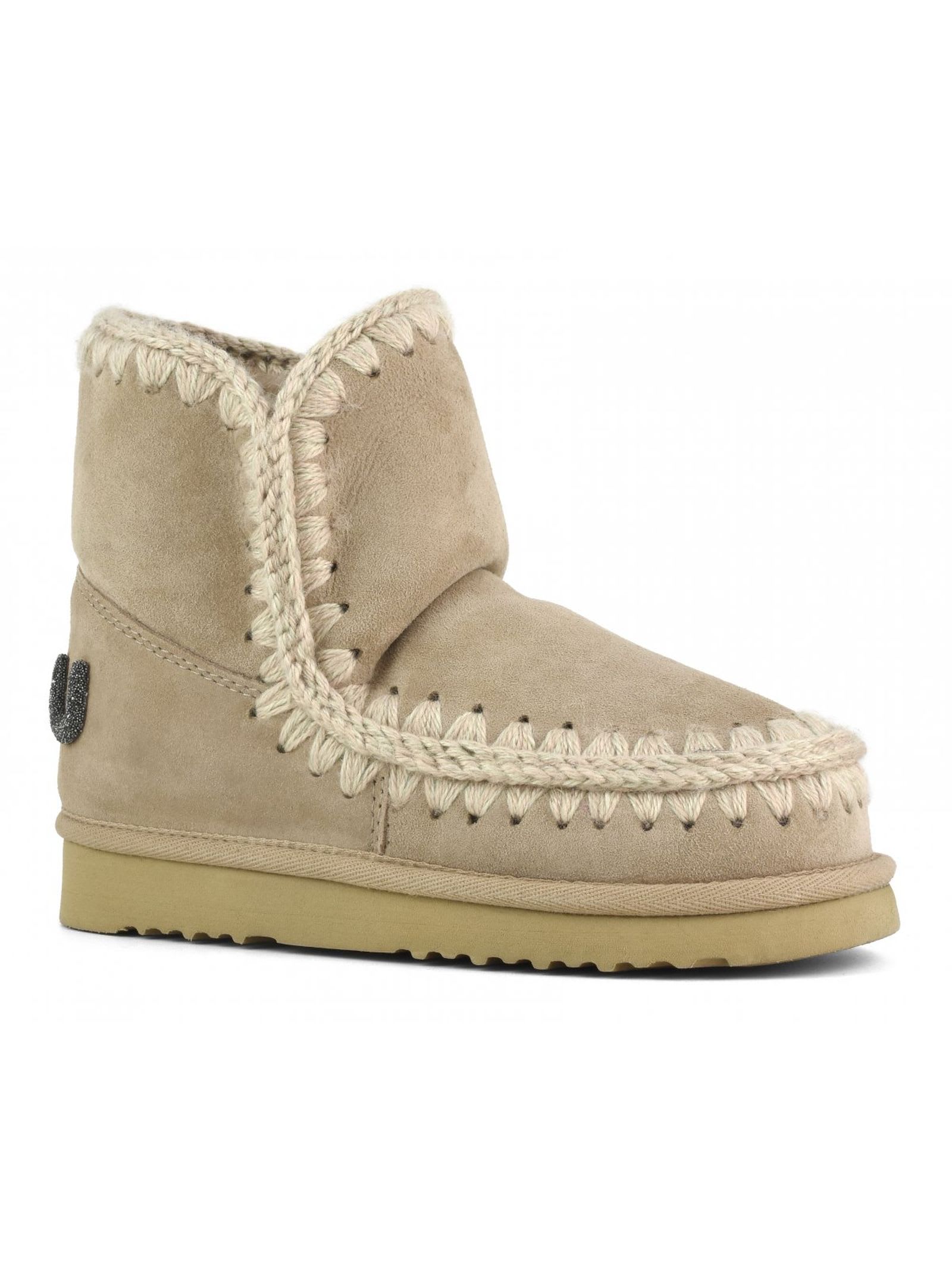 Mou Camel Beige Sheepskin Eskimo 18 In Marrone