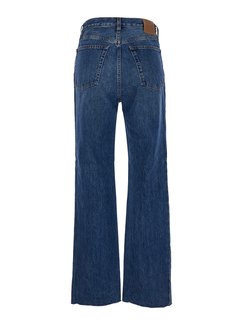 Totême Belt-looped Straight-leg Jeans In Blue