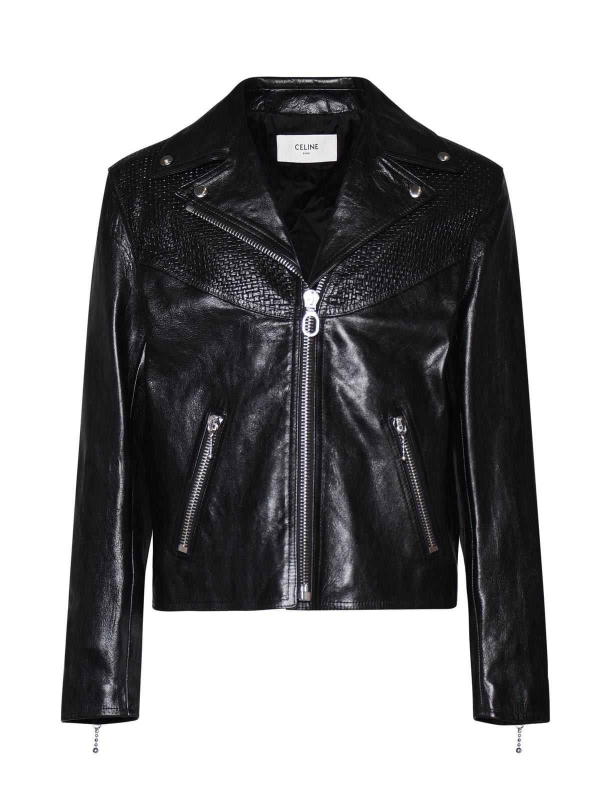 Shop Celine Straight-cut Blouson Jacket