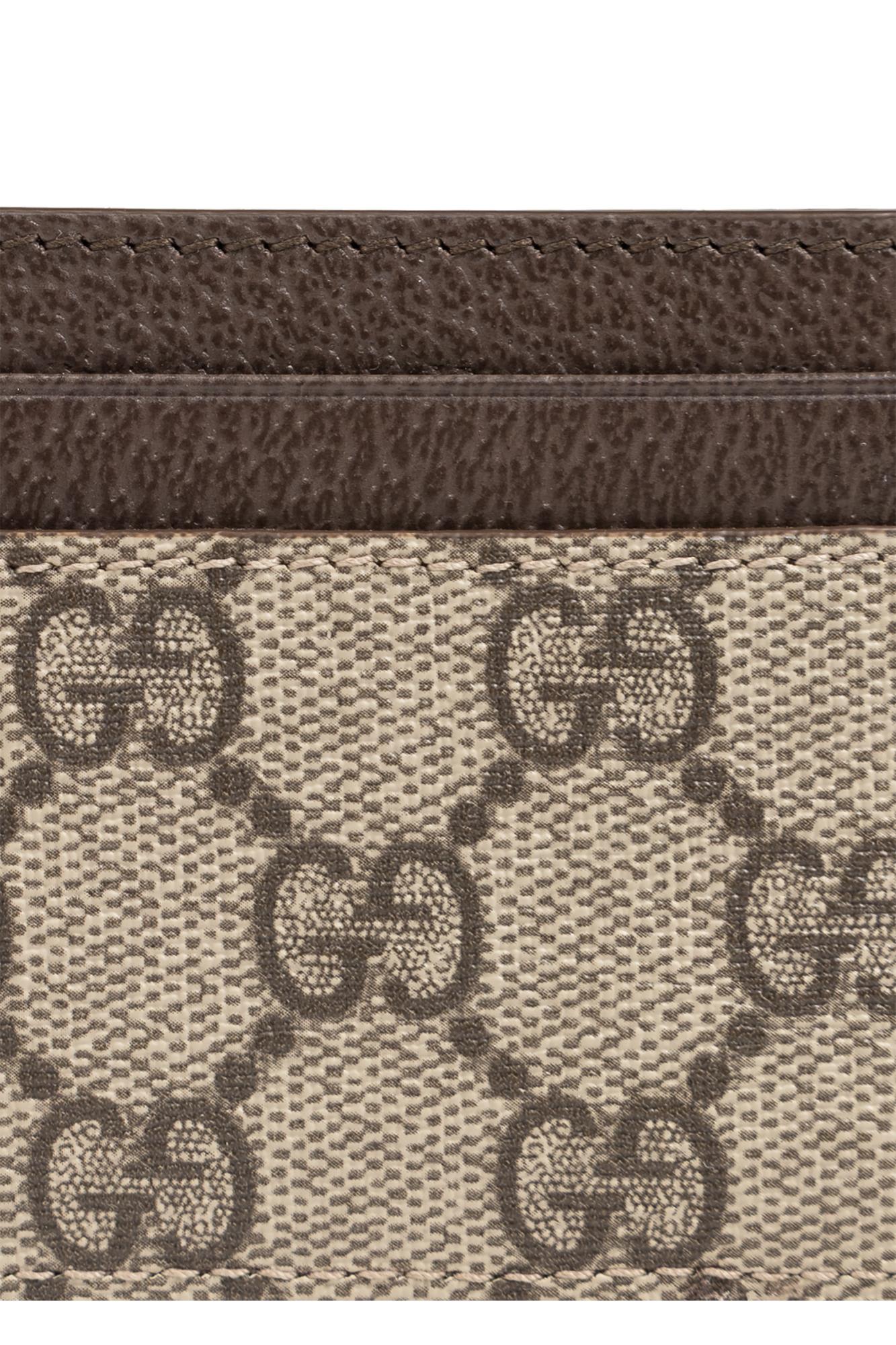 Gucci Card Case In Beige