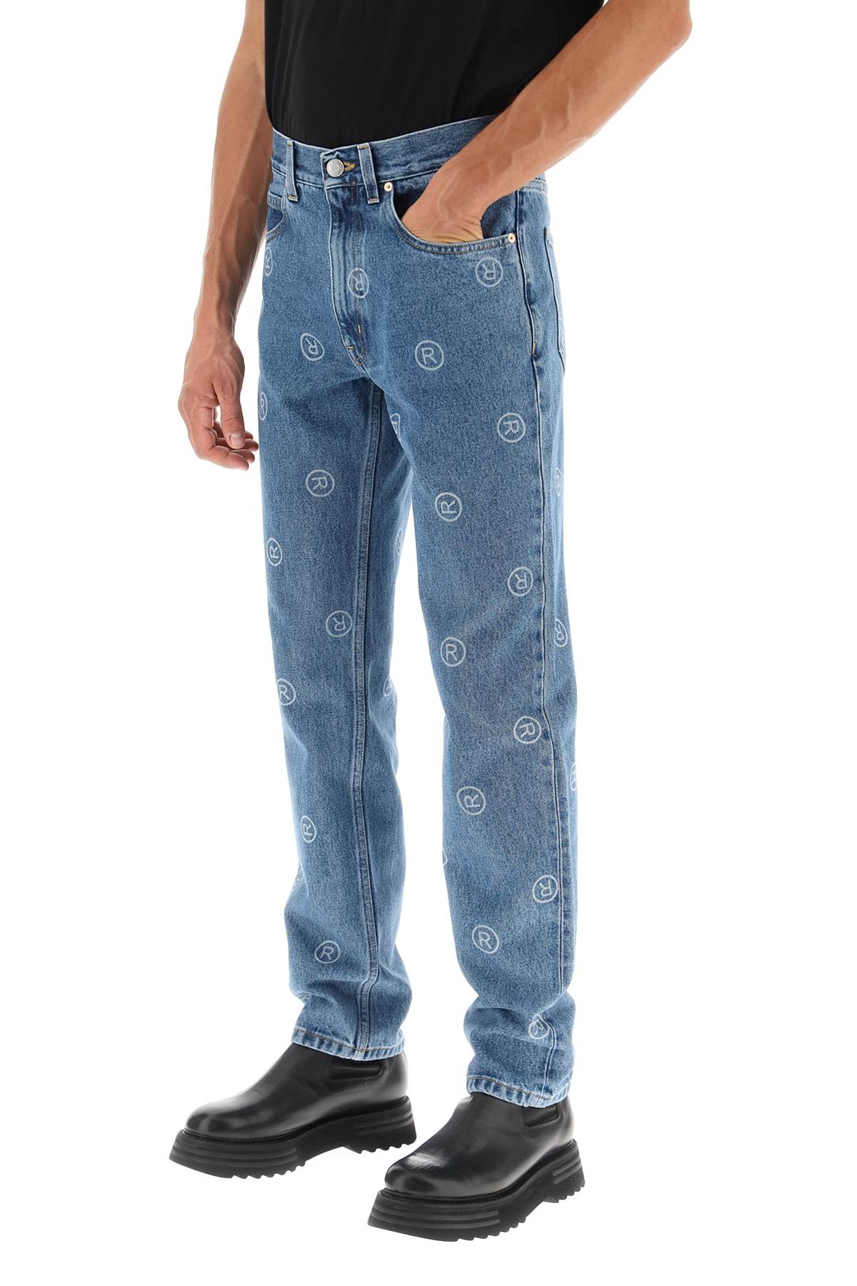 MISBHV Monogram Denim Pants Blue