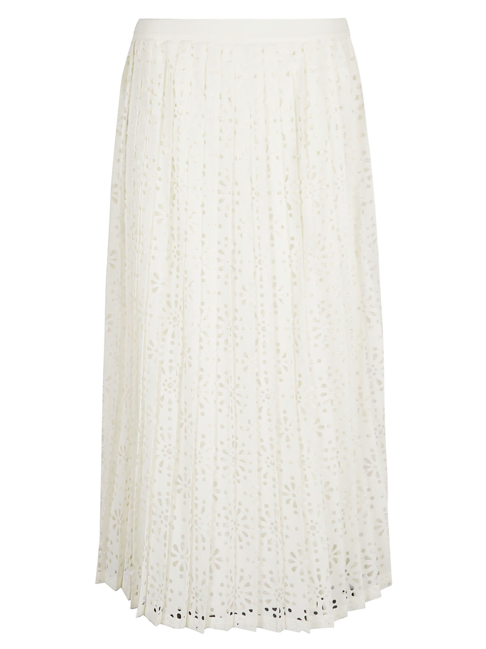 See by Chloé Cutout Floral Detail Long Skirt