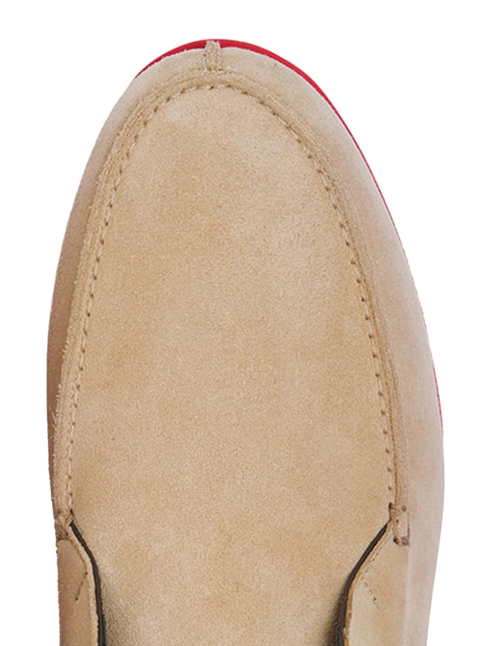 Shop Kiton Ankle Shoes Calfskin In Beige