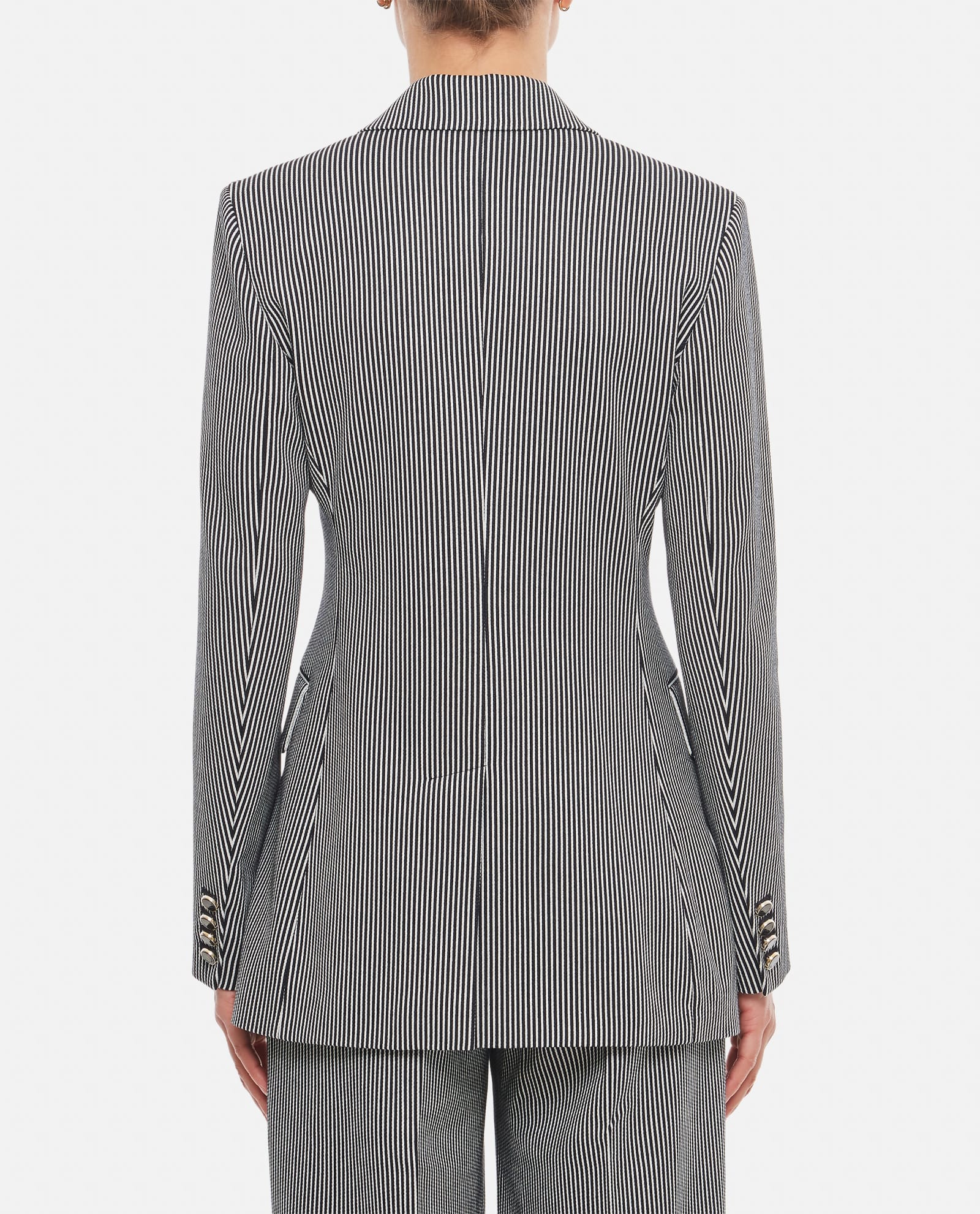 Max Mara Paste Double Breasted Blazer In Blue
