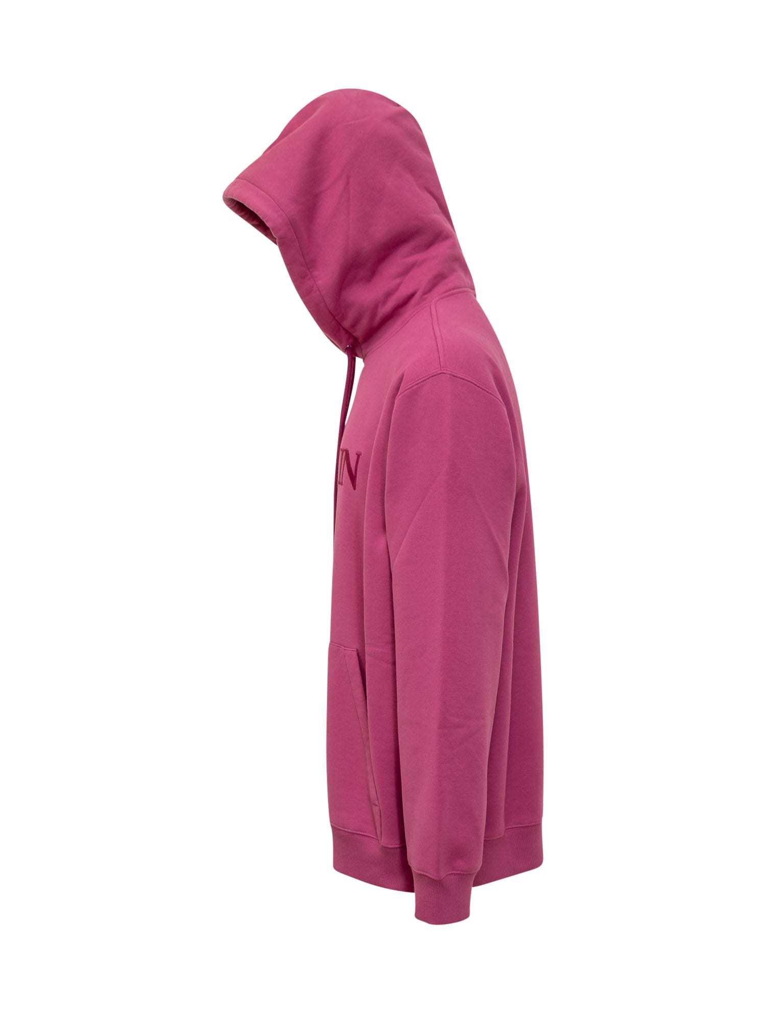 Shop Lanvin Hoodie In Fuchsia