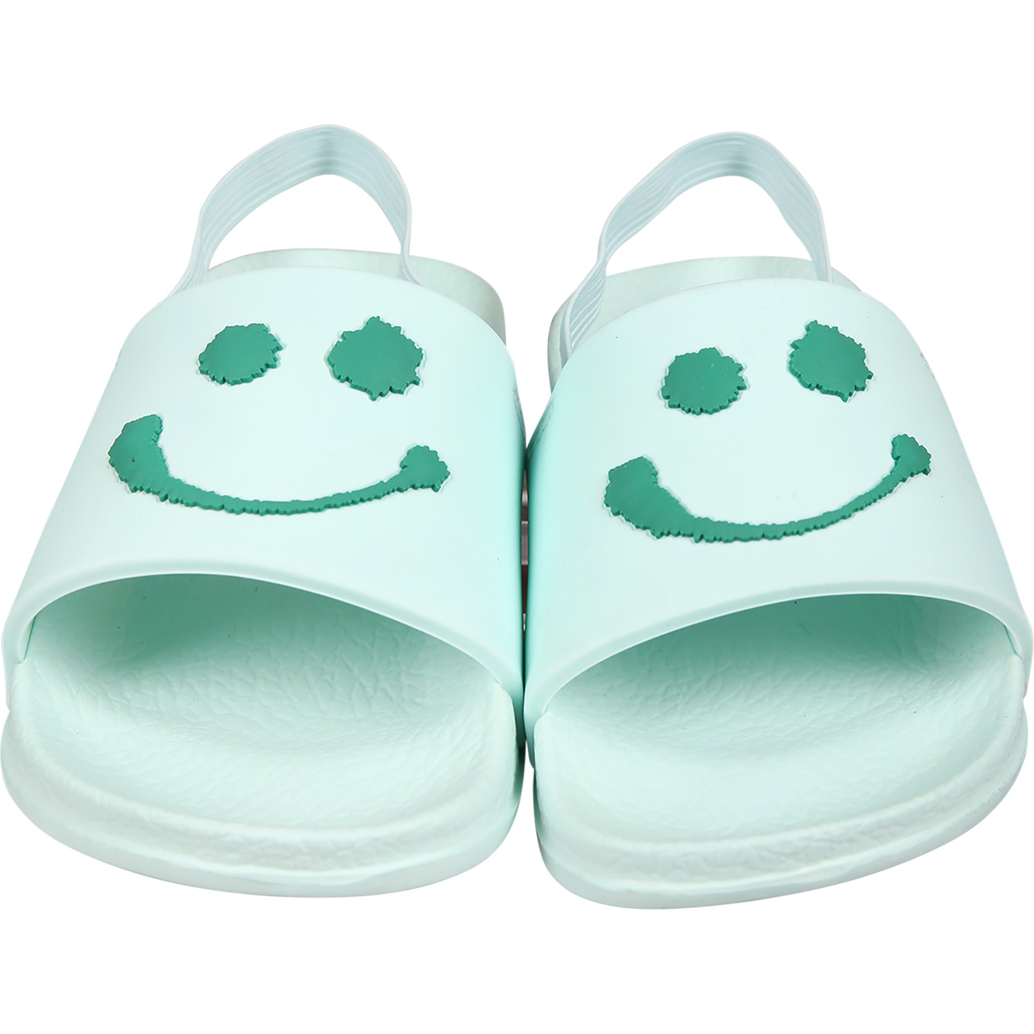 Shop Molo Green Slippers For Baby Kids With Smiley