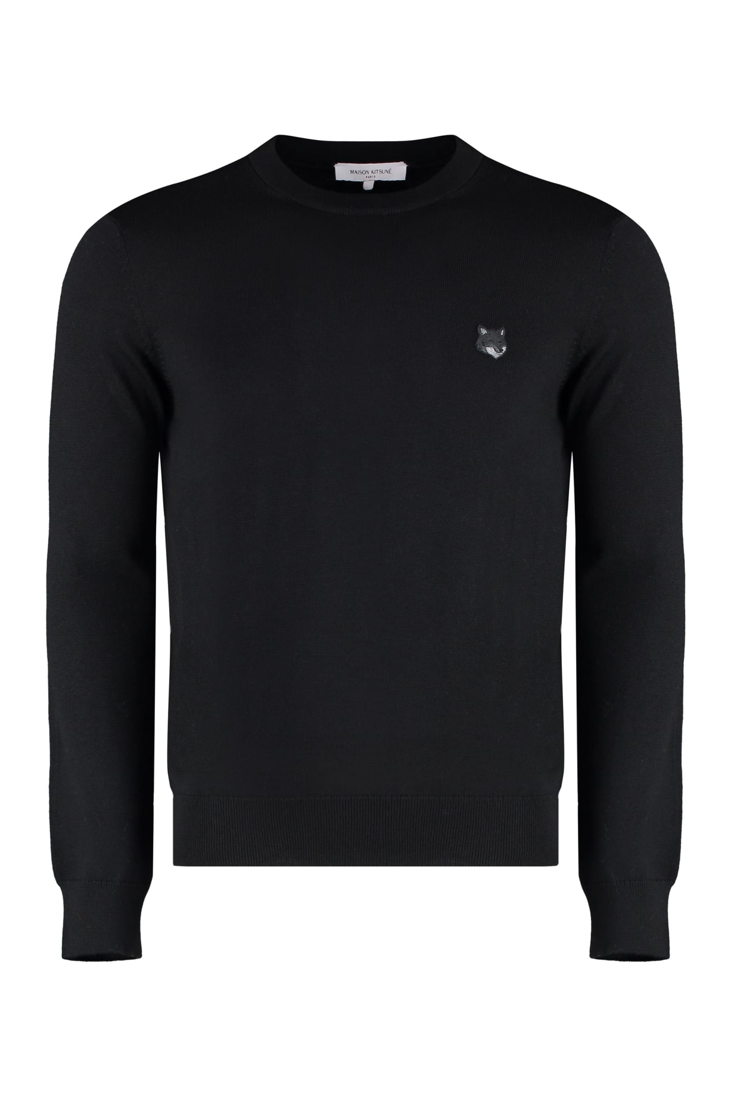 Maison Kitsuné Crew-neck Wool Sweater