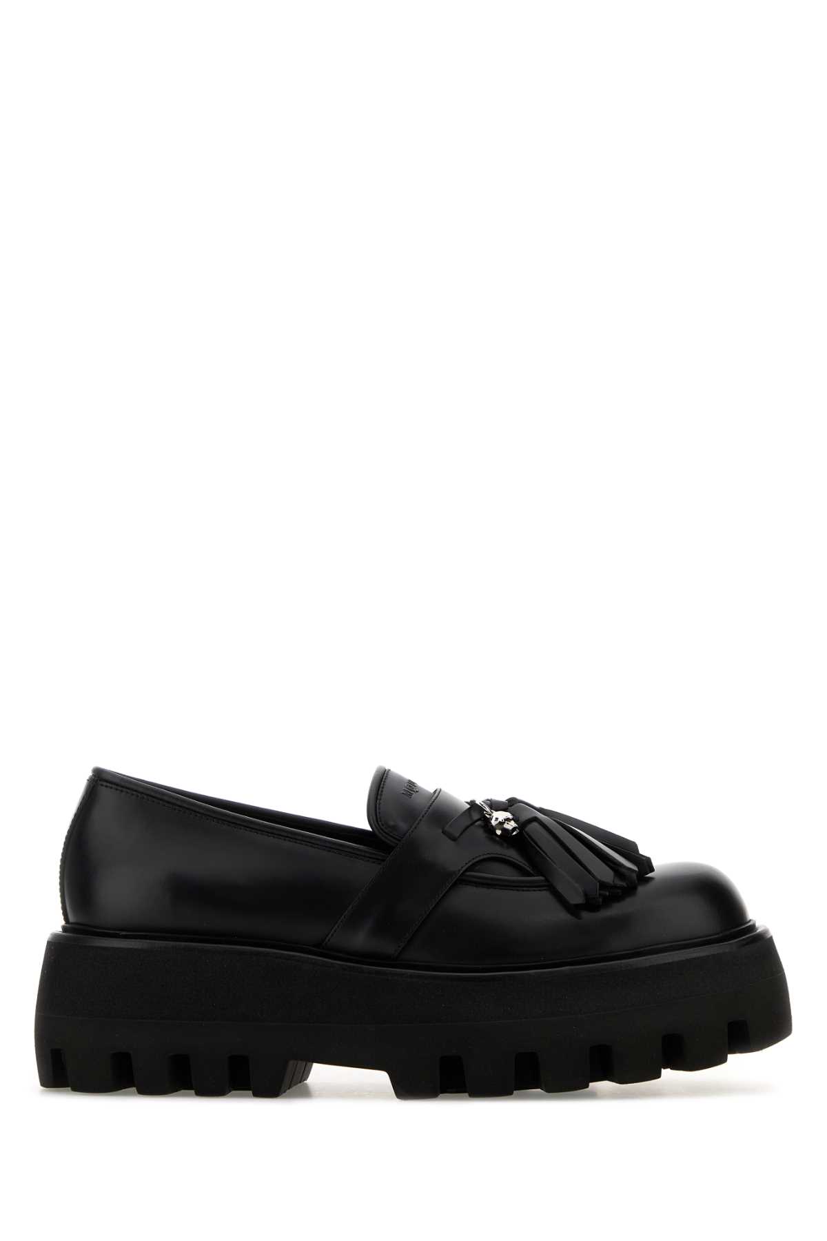 Alexander McQueen Black Leather Loafers Alexander McQueen Black Leather Loafers