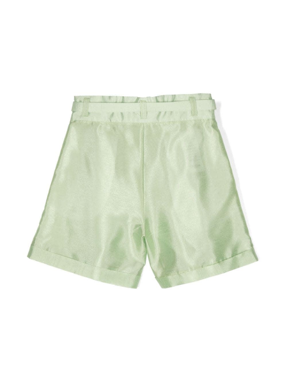 Shop Miss Grant Shorts Con Cintura In Green