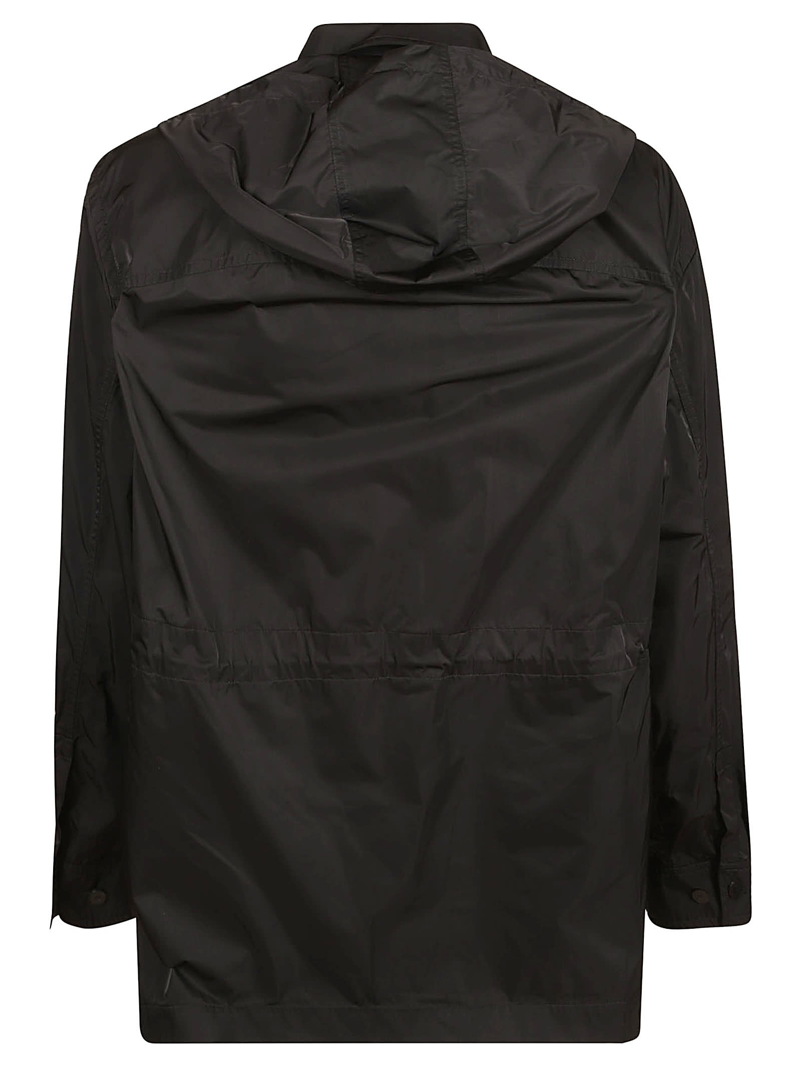 Shop Ferragamo Pocket Slit Zip Jacket In Black