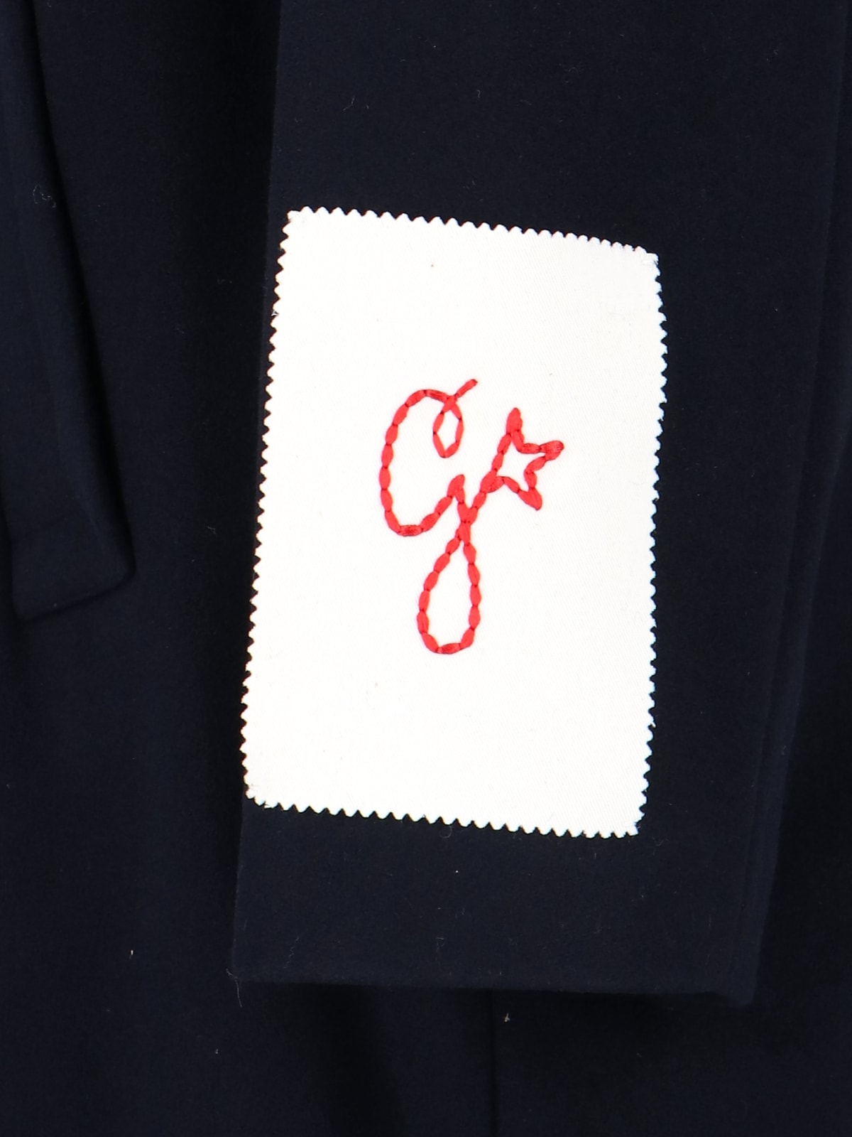 Golden Goose Cocoon Single-breasted Coat In Blue