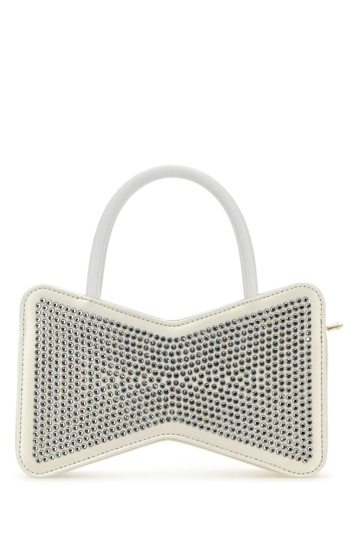 White Satin Handbag