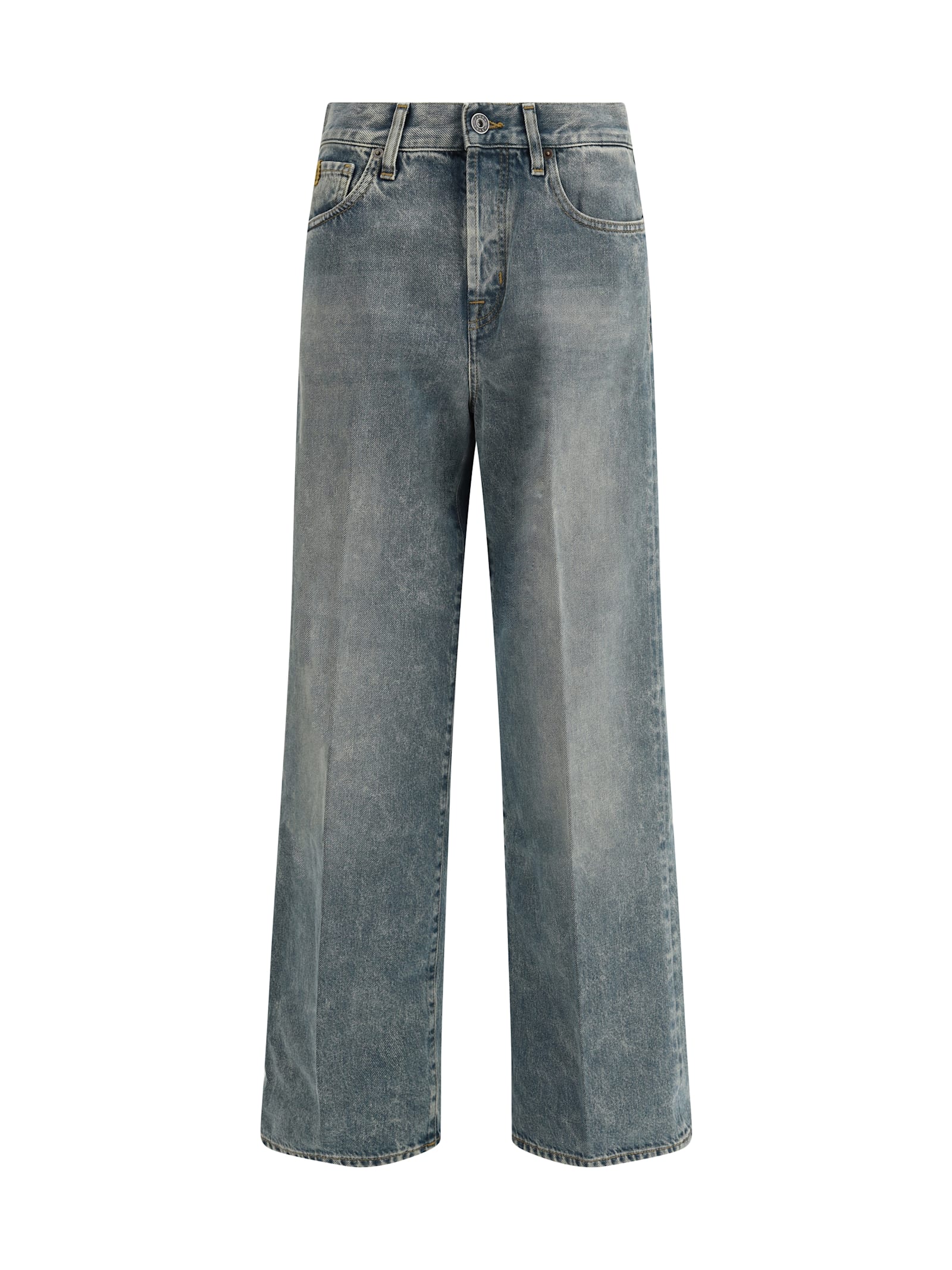 Jacob Cohen Grace Wide 5 Pocket Jeans In Gray