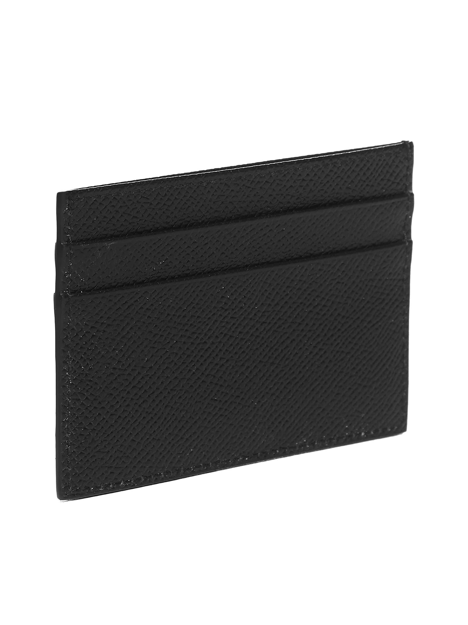 Dolce & Gabbana Black Credit Card Holder In Black