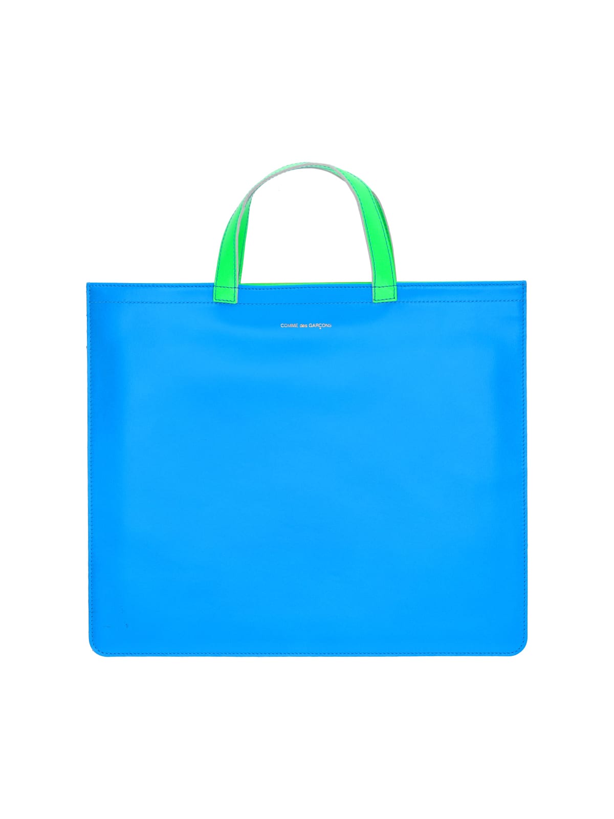 Shop Comme Des Garçons Thin Tote Bag In Blue