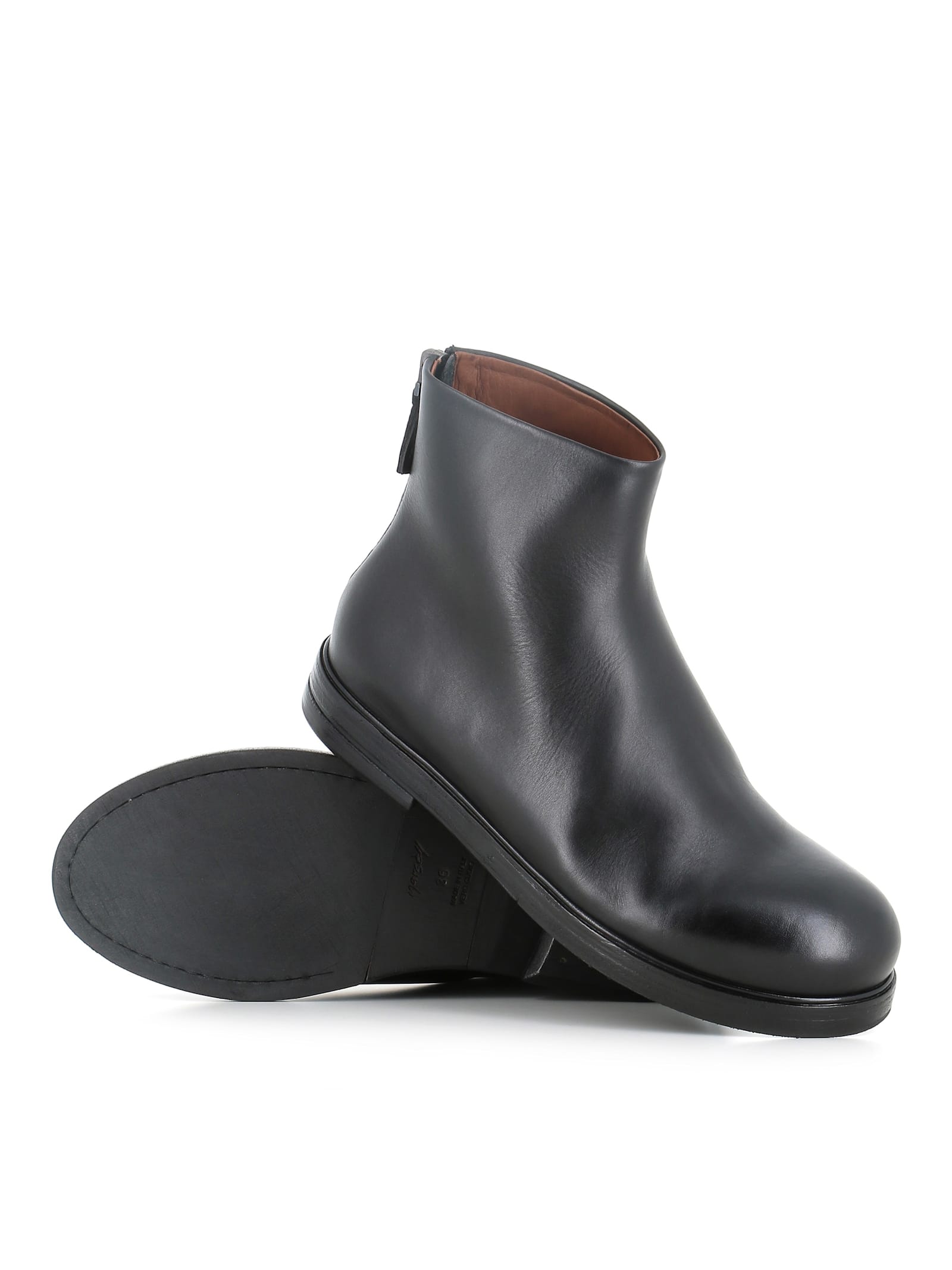 Marsèll Ankle-boot Mw7050 Zucca Zeppa In Black