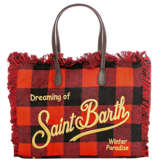 Vanity Wooly Red Tartan Shoulder Bag