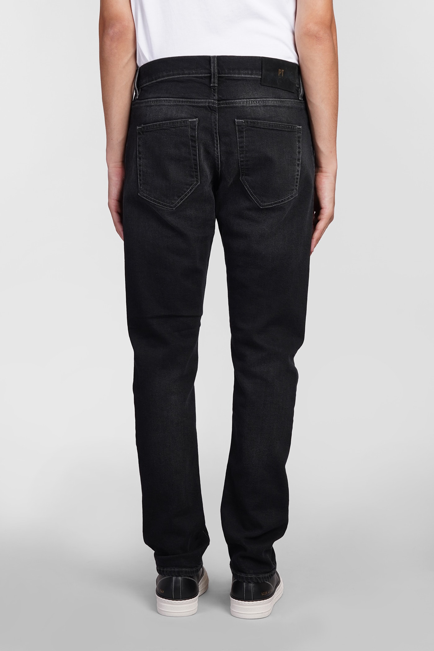 Shop Pt Torino Jeans In Black Denim