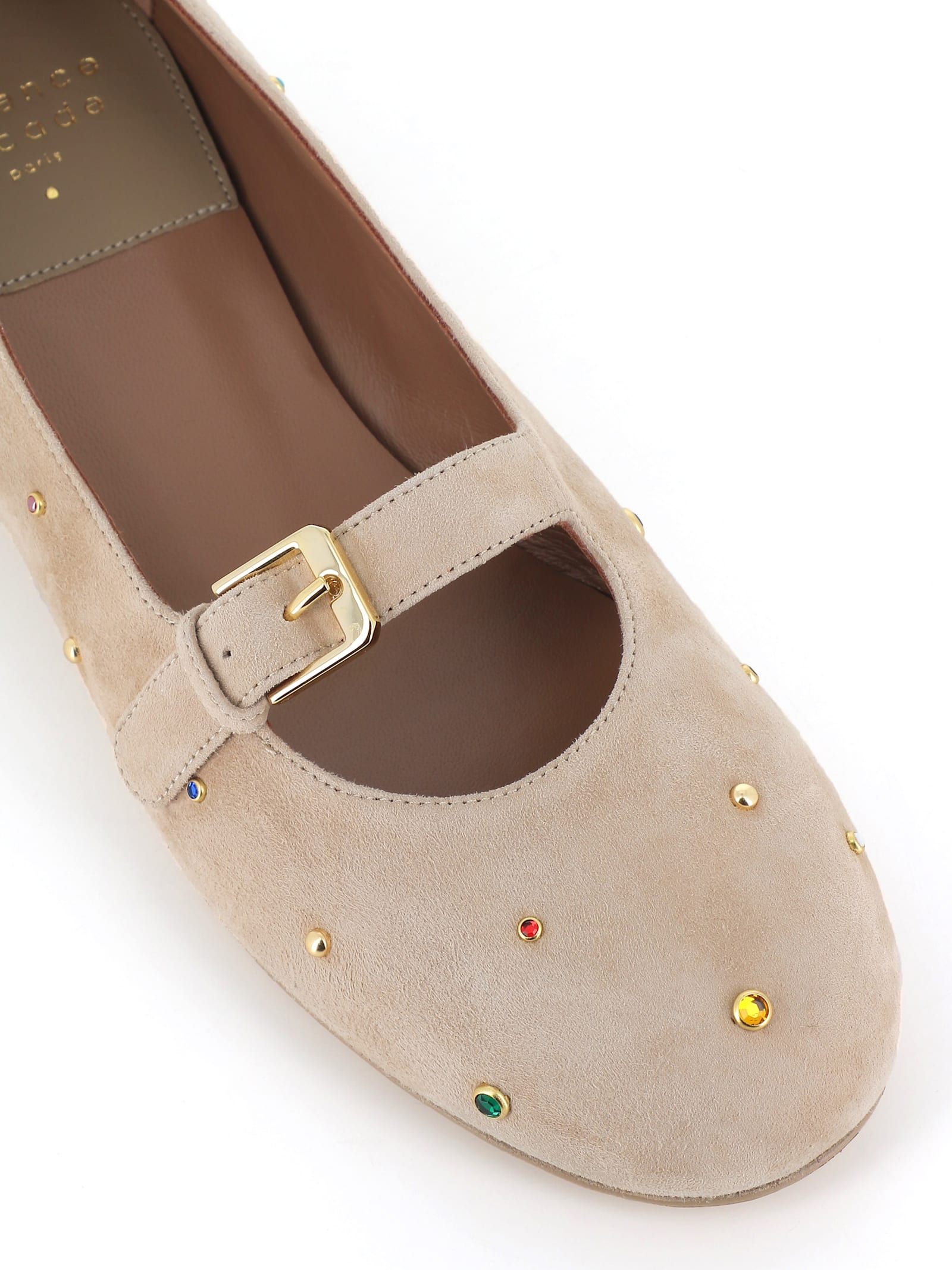 Laurence Dacade Ballerin Lily In Beige/multicolor