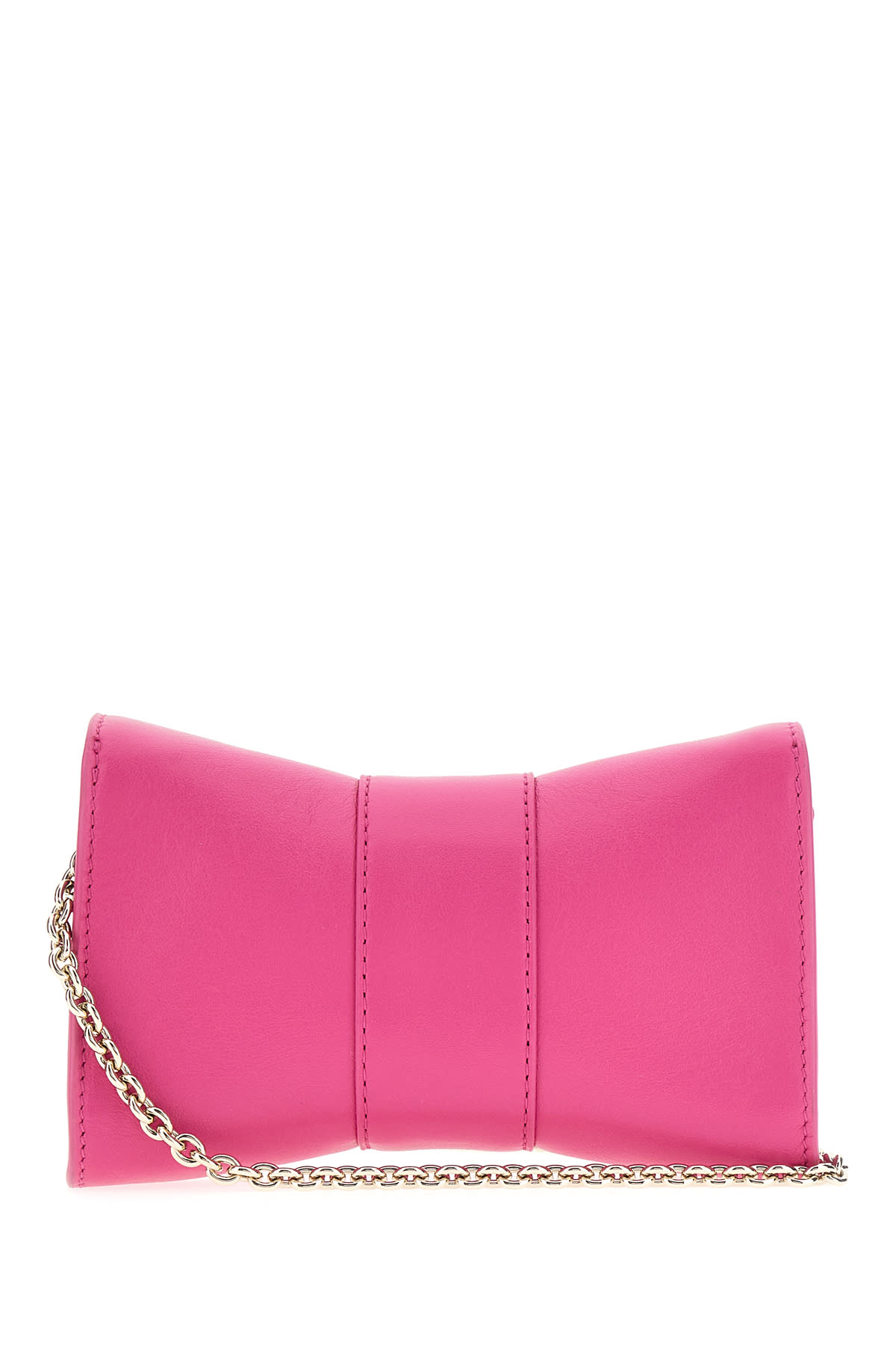 Shop Furla Fuchsia Leather Mini Metropolis Remix Crossbody Bag In 2504s