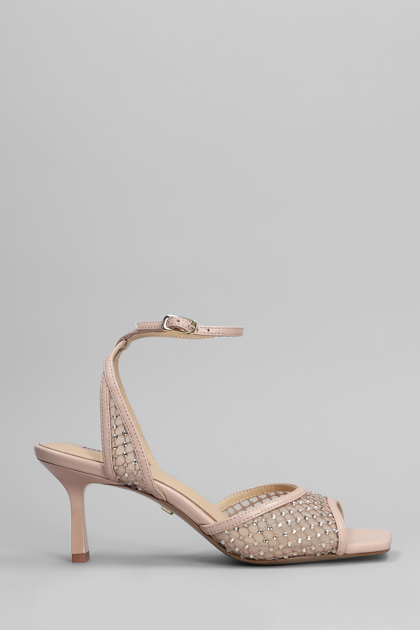 Carmen 65 Sandals In Powder Leather