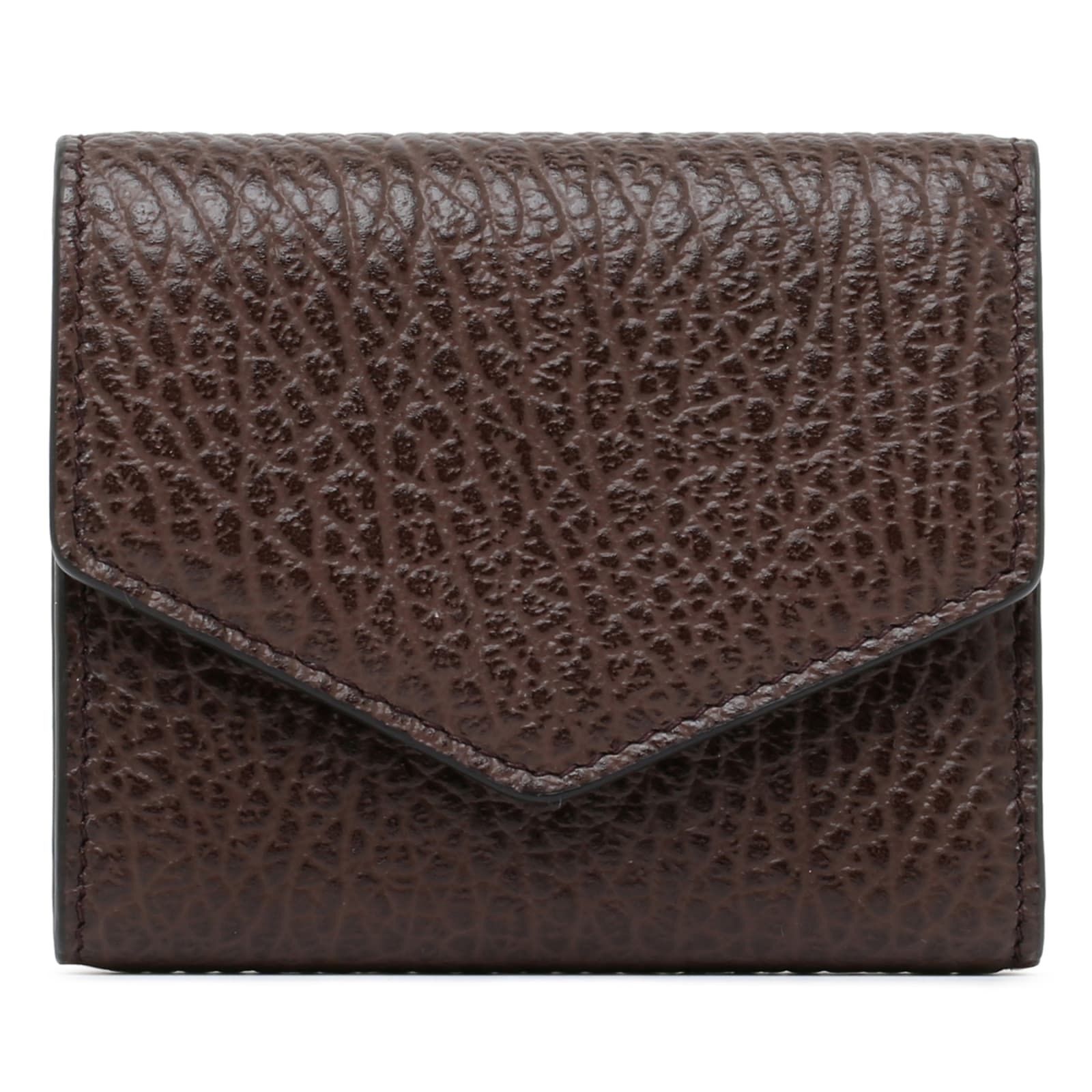 Maison Margiela Brown Leather Envelope Wallet