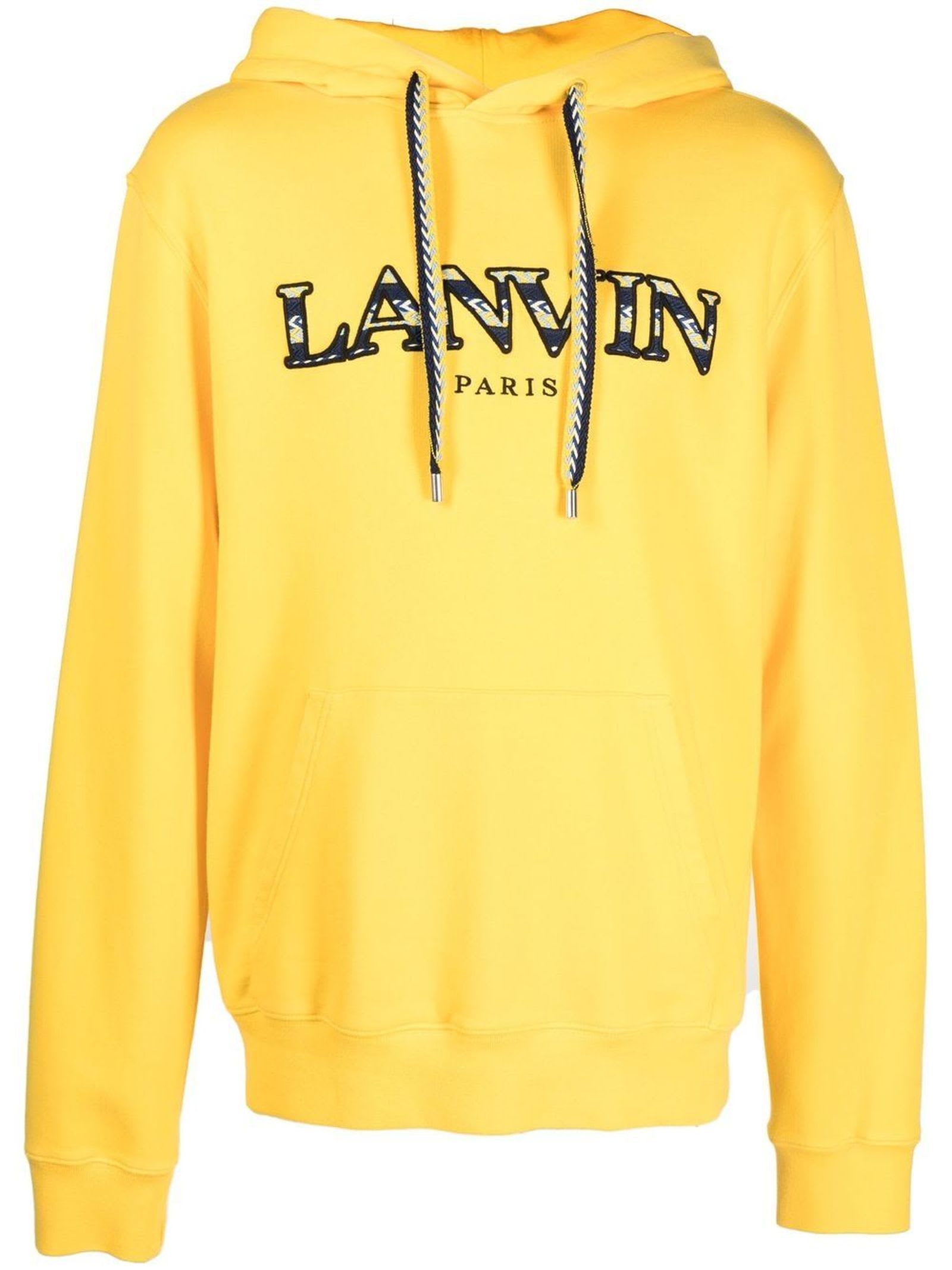 Lanvin Yellow Cotton Hoodie