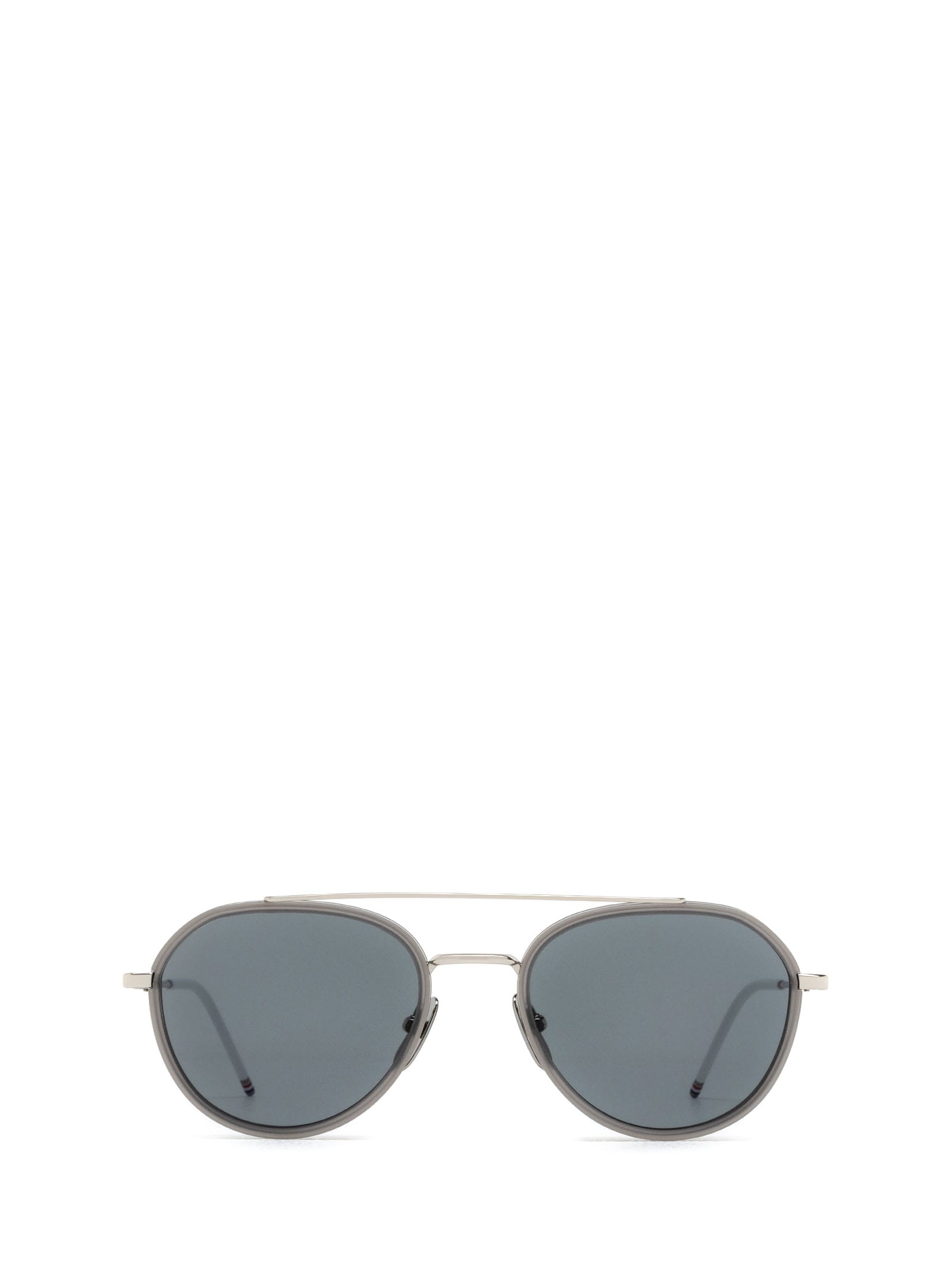 THOM BROWNE UES801A LIGHT GREY SUNGLASSES 