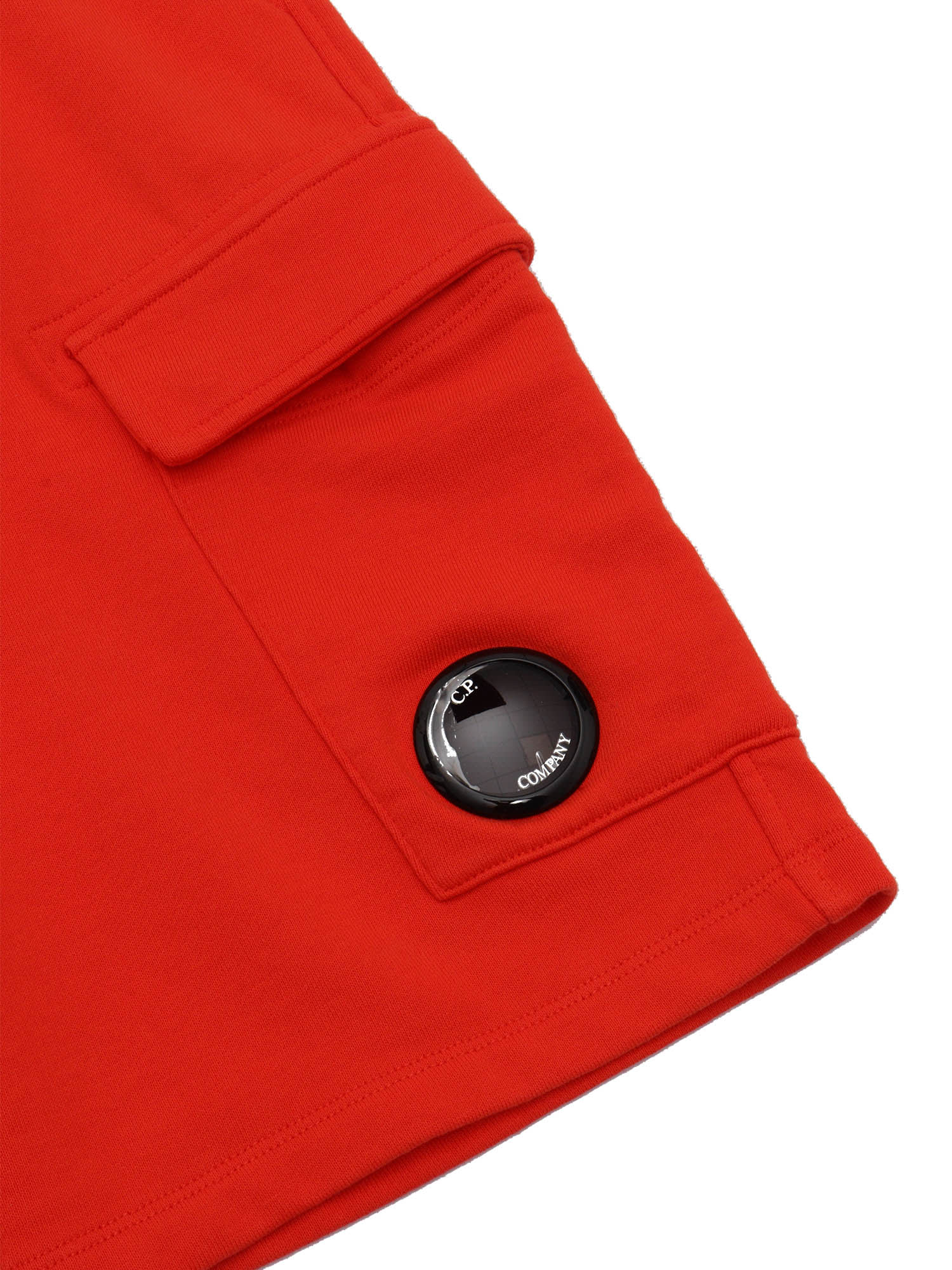 C.p. Company Undersixteen Shorts In Red