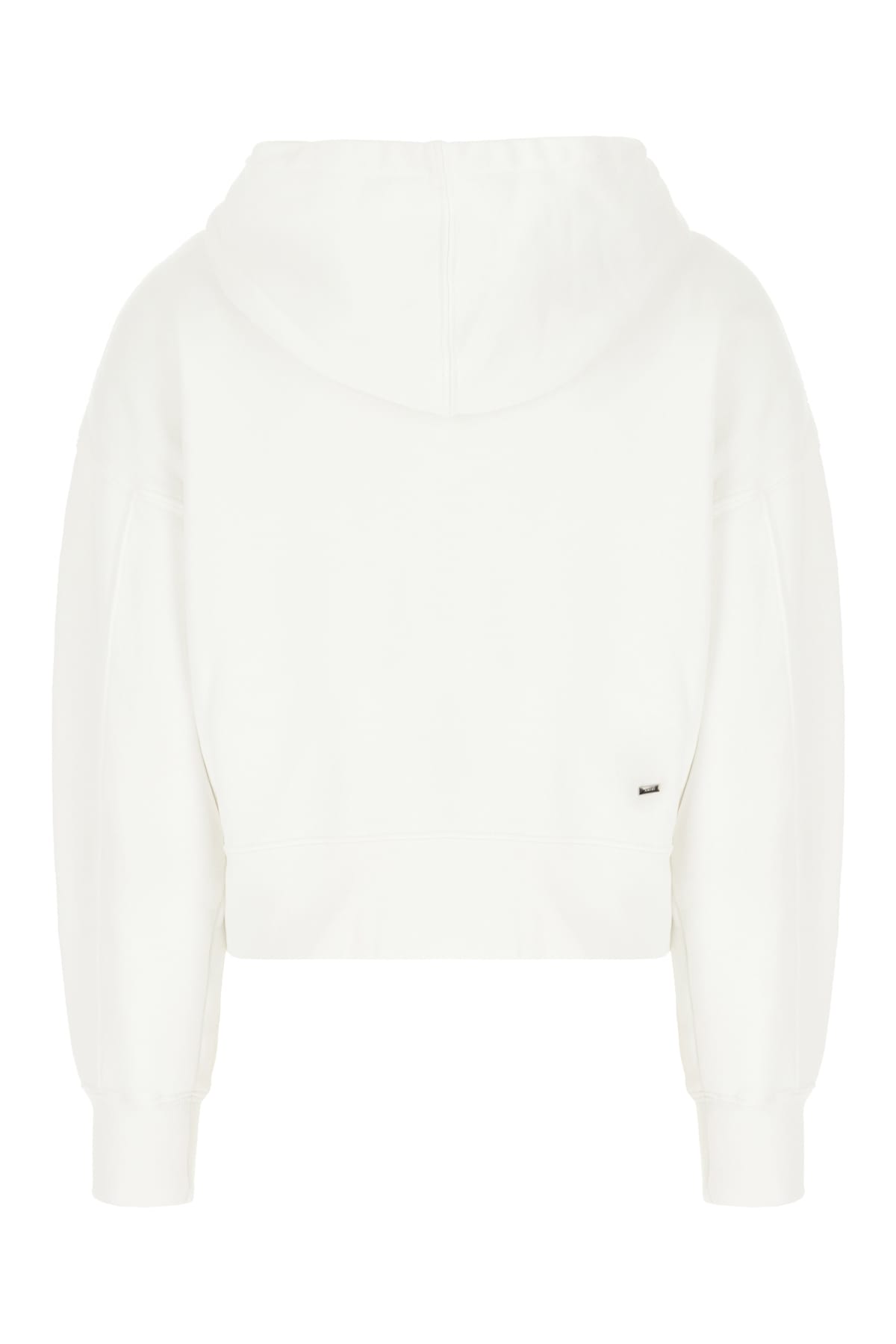 Amiri Cotton Hooded Sweatshirt Pockets In White