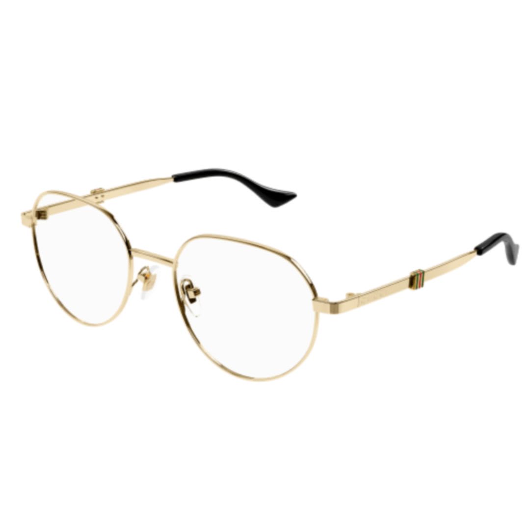 Gucci Round-frame Glasses In Gold
