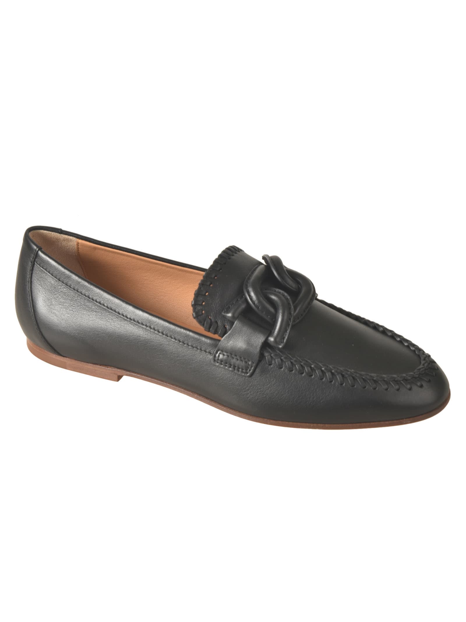 Tod's 79a Infilatura Loafers In Black