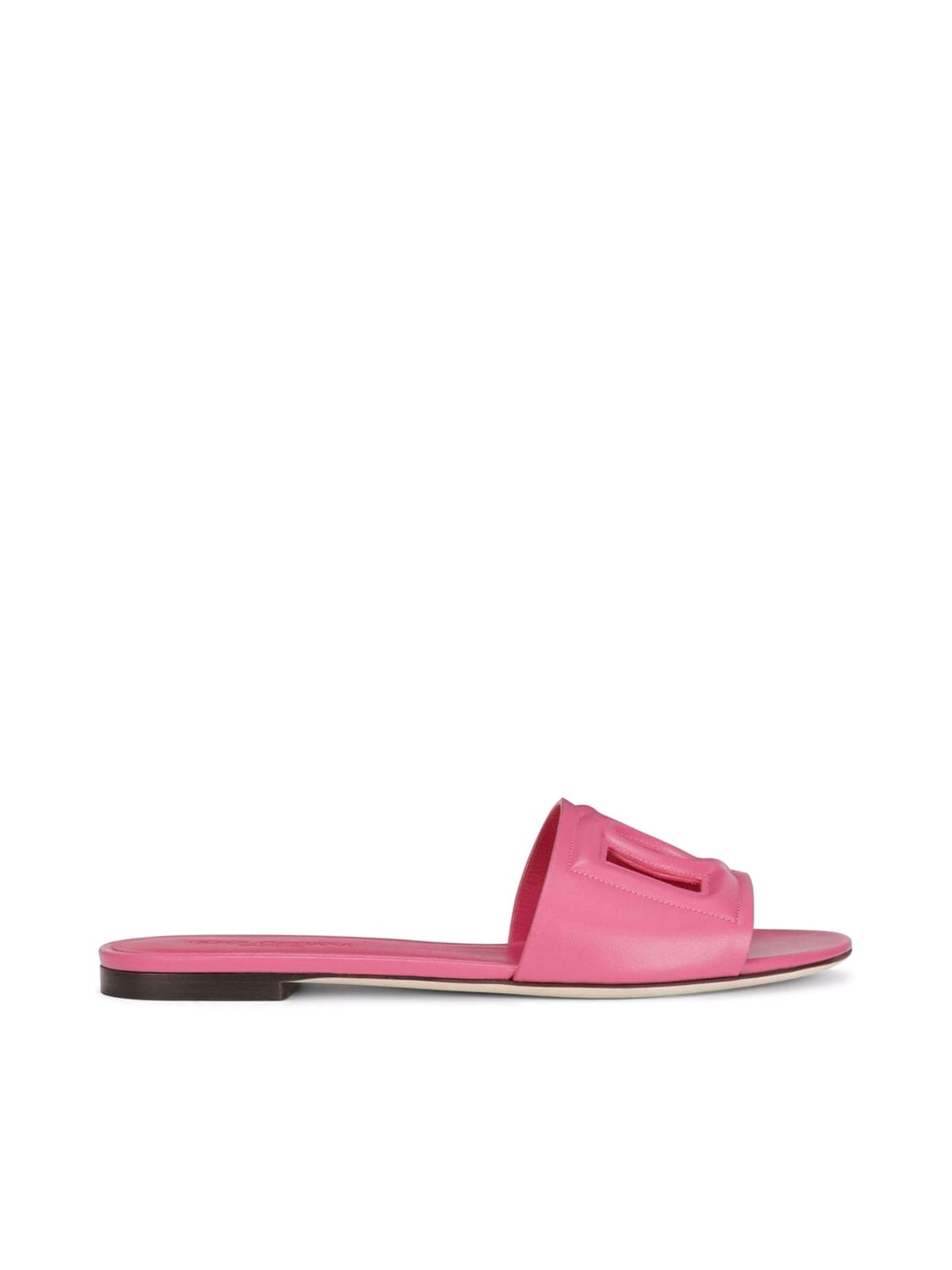 Dolce & Gabbana Calf Flat Sandals