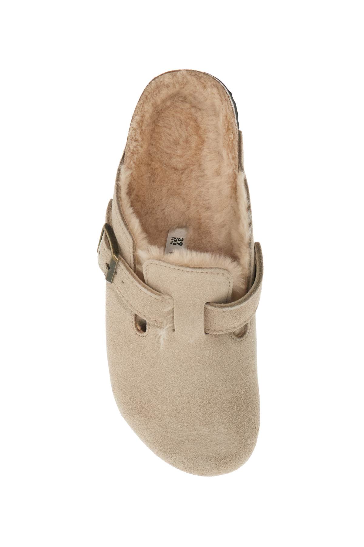 BIRKENSTOCK BOSTON FUR-LINED CLOGS