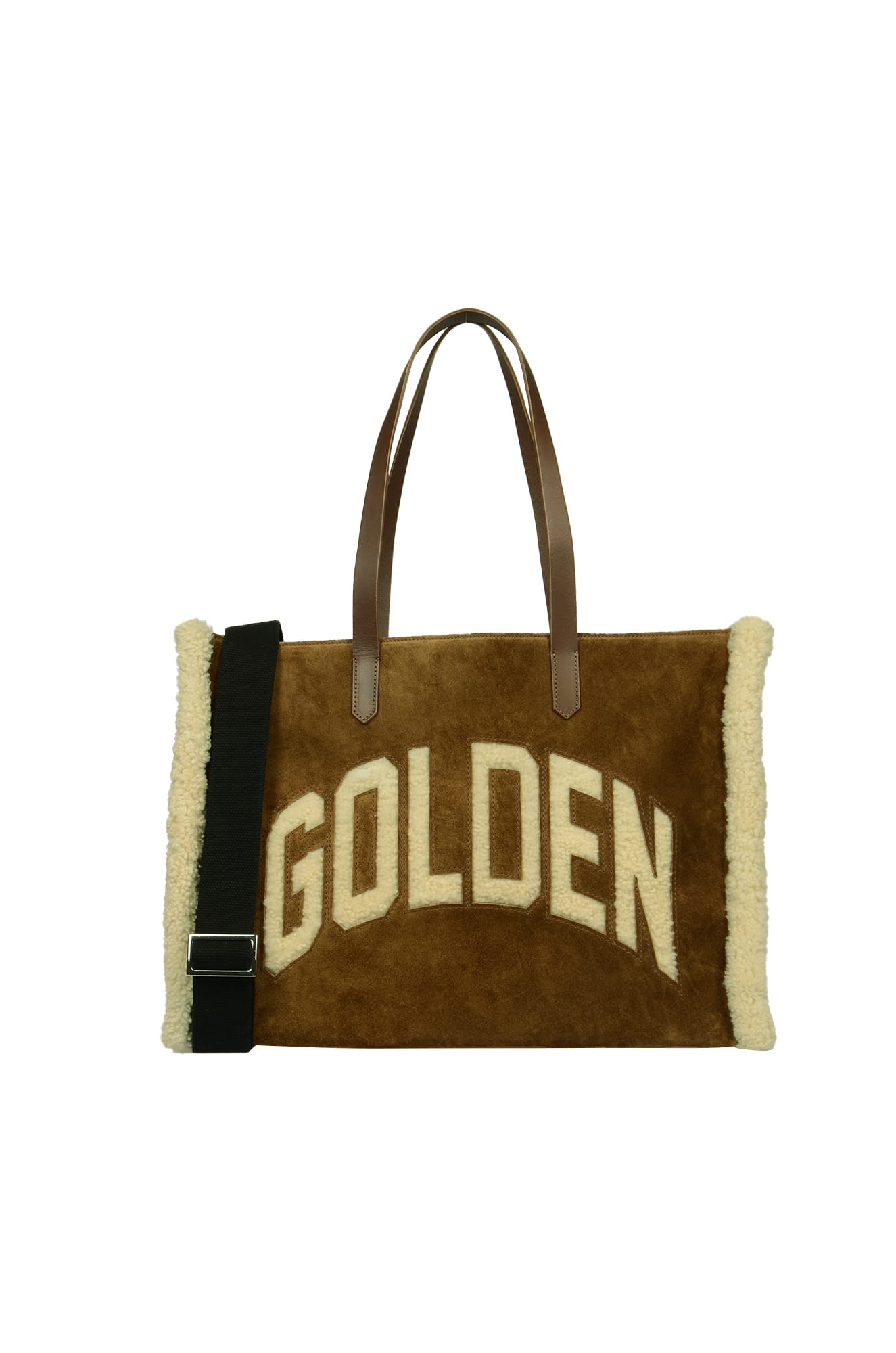 Shop Golden Goose California Shopper Bag In Camel