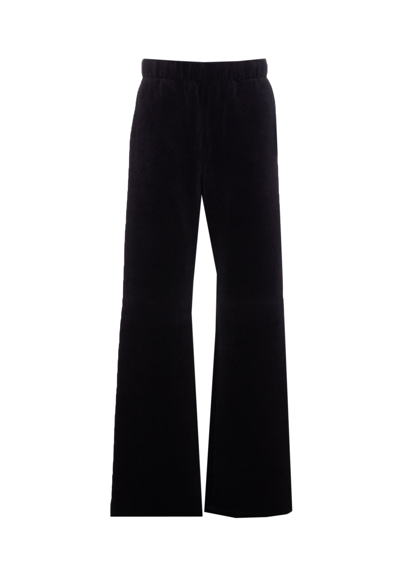 Golden Goose Cotton Wide-leg Trousers In Black