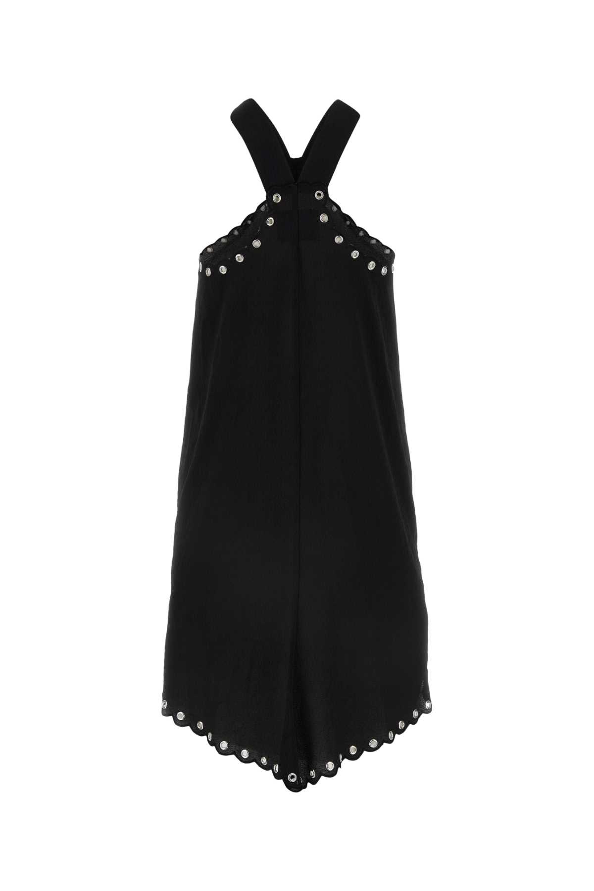 Shop Isabel Marant Black Polyester Tegany Mini Dress