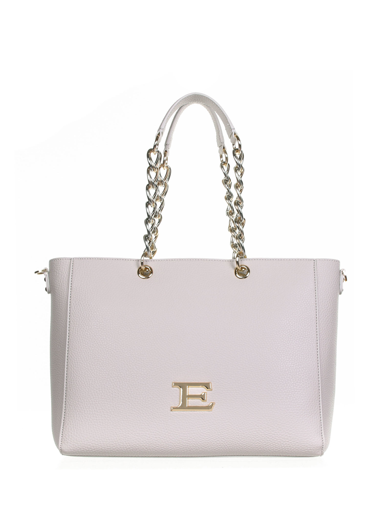 Ermanno Scervino Eba White Cream Shopping Bag