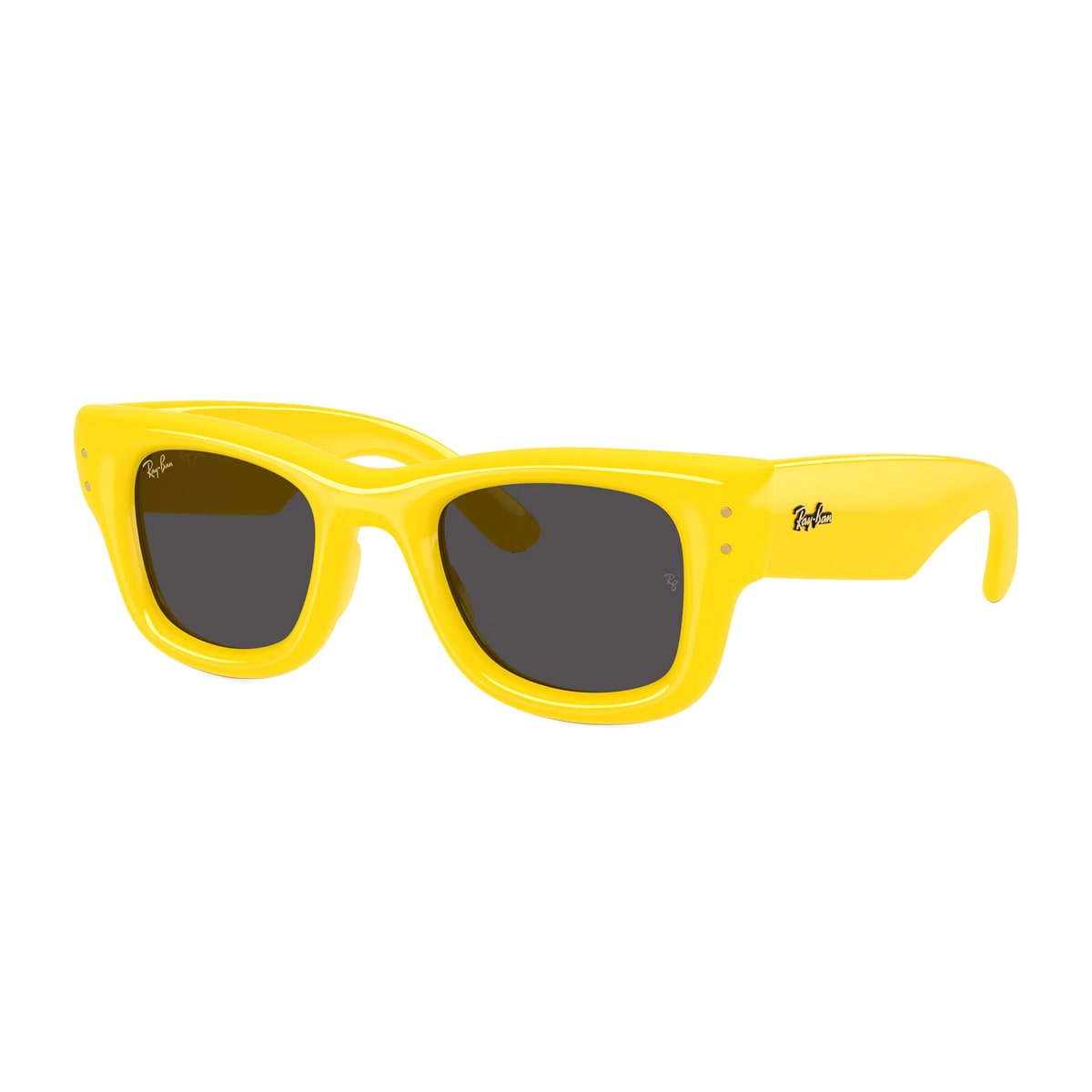 Ray Ban Rayban Rb4940 Wayfarer Puffer By Asap Rocky 683087 Giallo Sunglasses In Yellow