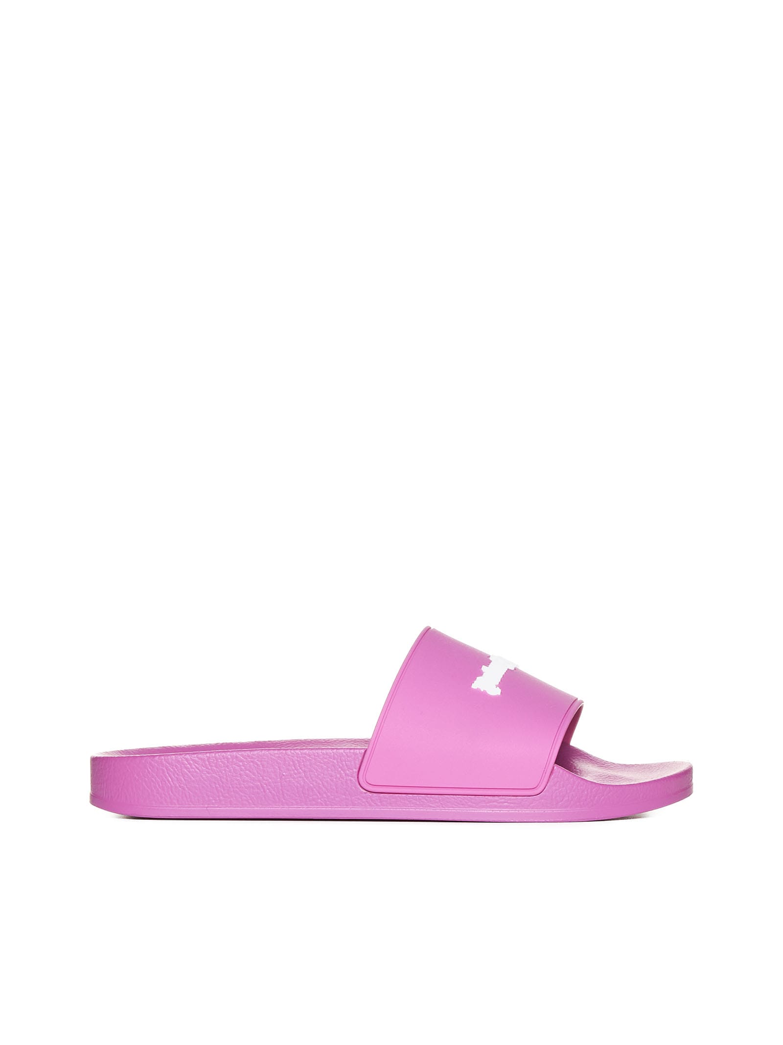 Shop Palm Angels Shoes In Fuchsia White